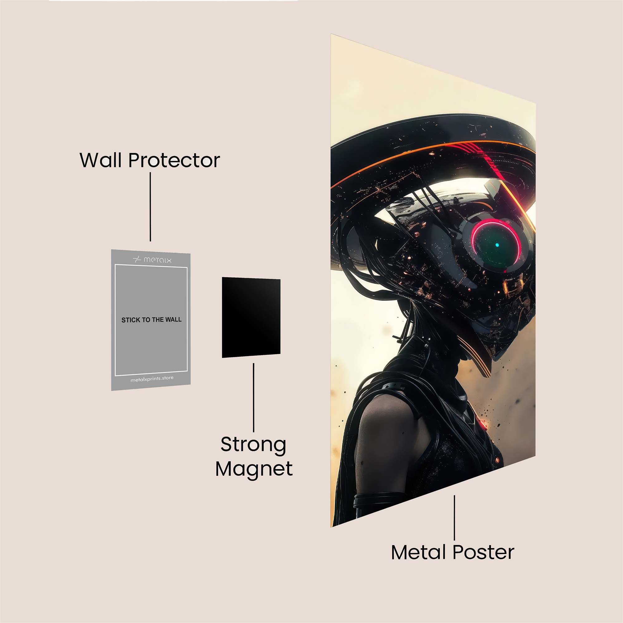 Elephant Serenity Safe Wall Magnetic / M