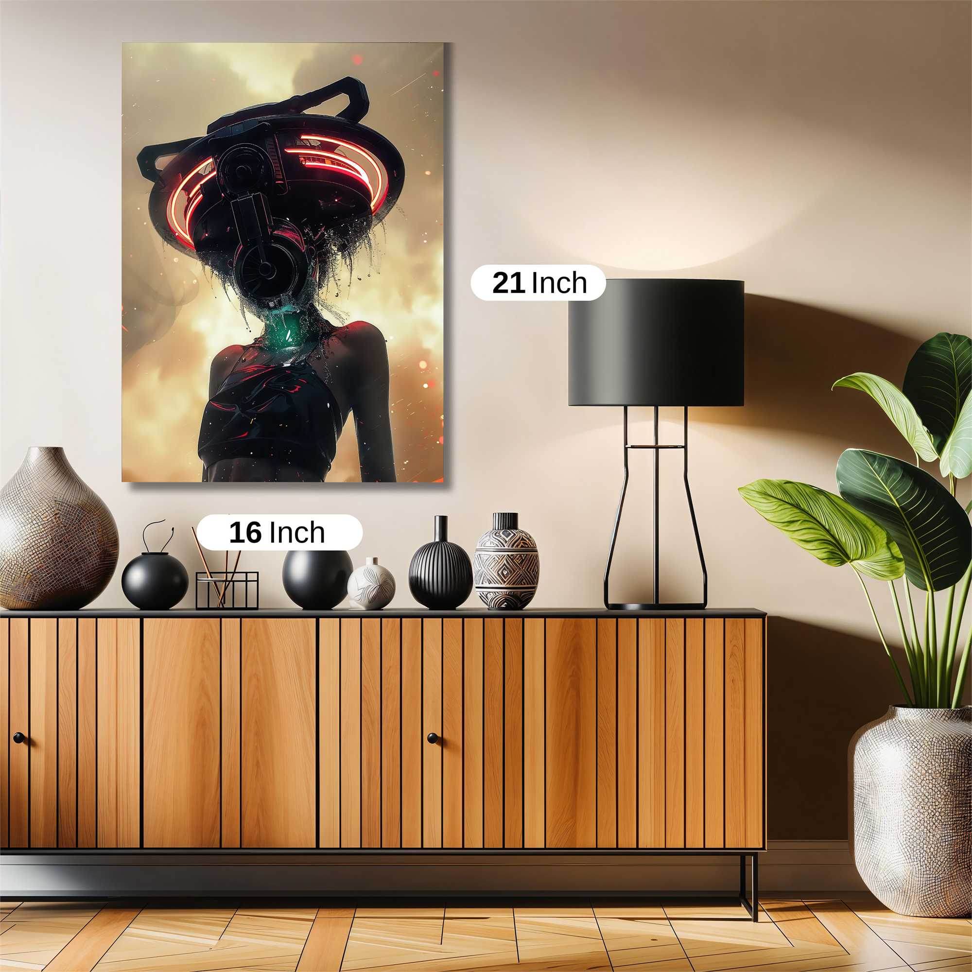 Elephant Whimsy Safe Wall Magnetic / M