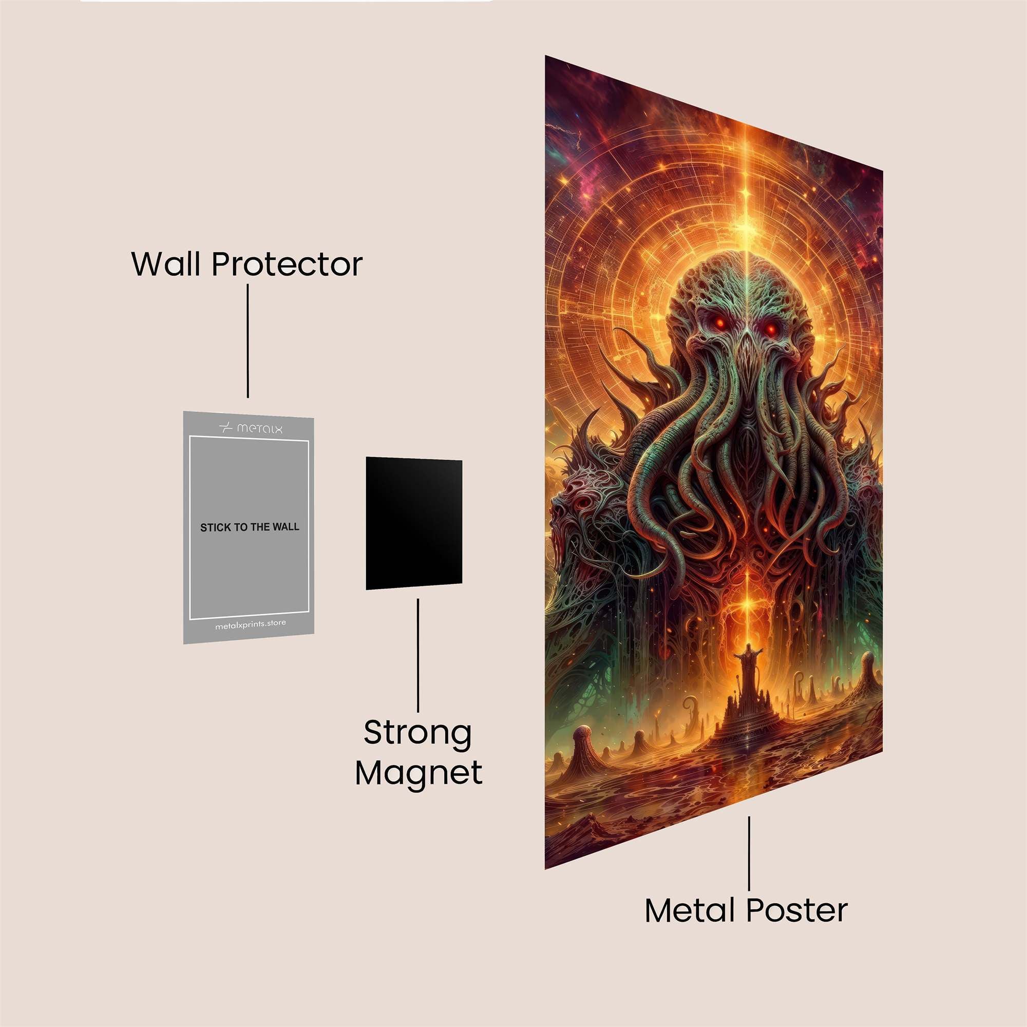 Metal Majesty Safe Wall Magnetic / M