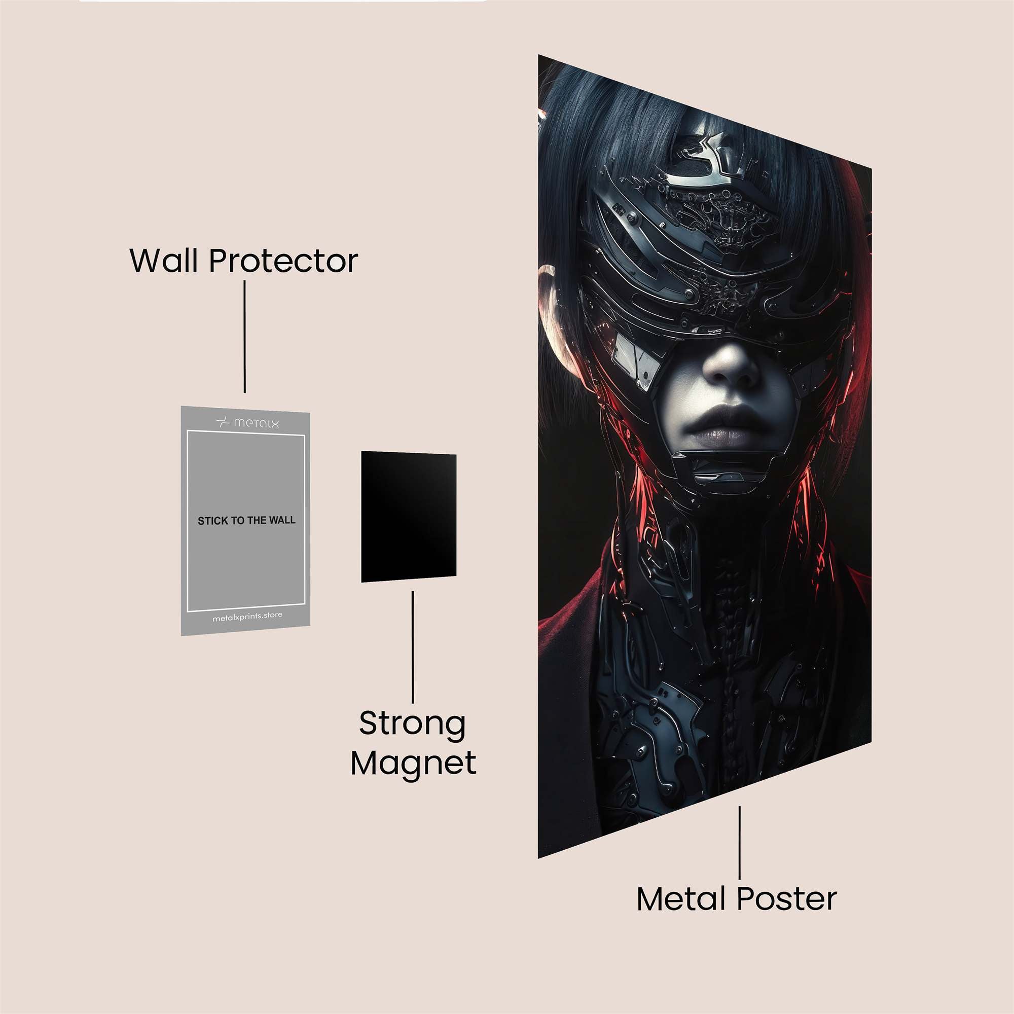 Mario Festive Safe Wall Magnetic / M