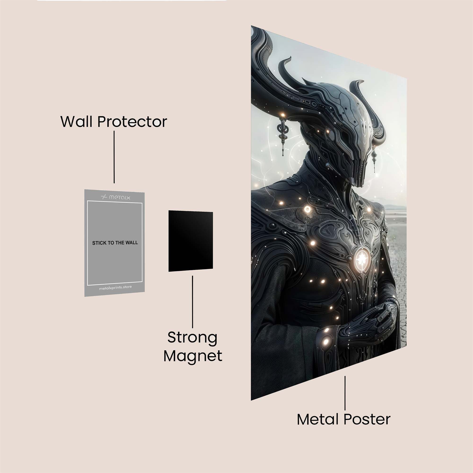 Giraffe Swagger Safe Wall Magnetic / M