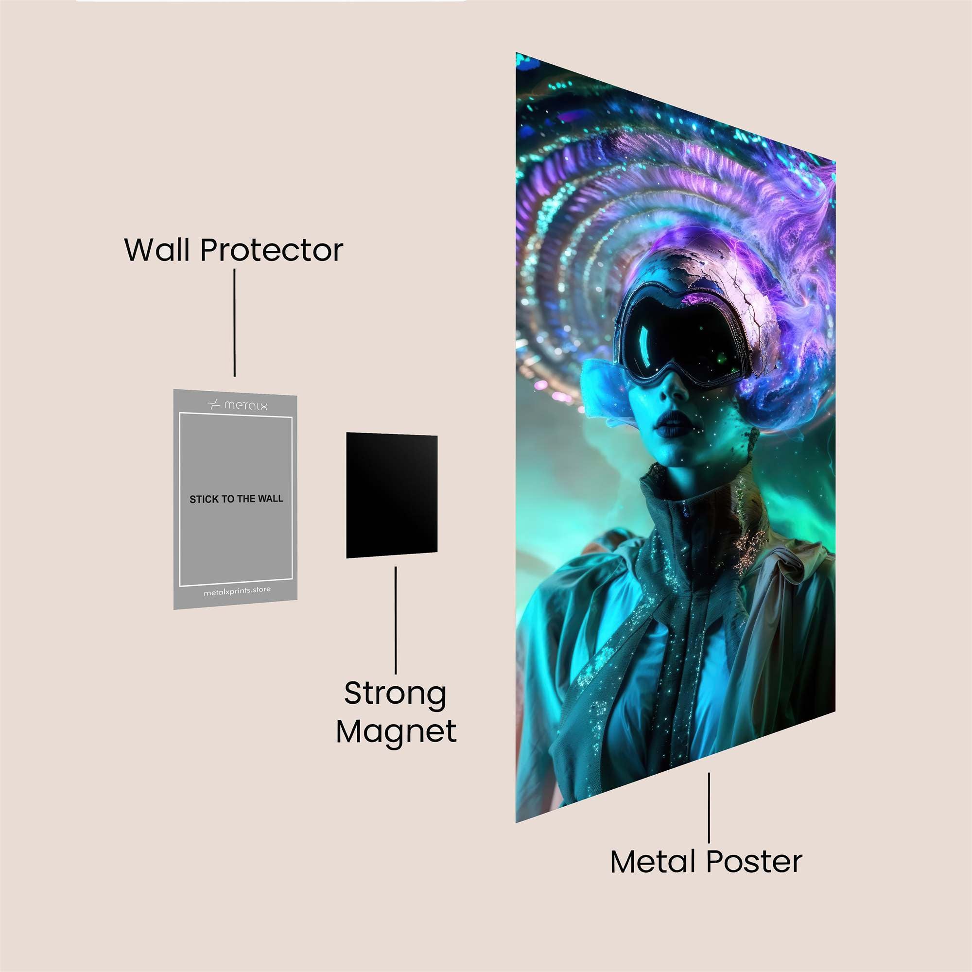 Flower Dream Safe Wall Magnetic / M