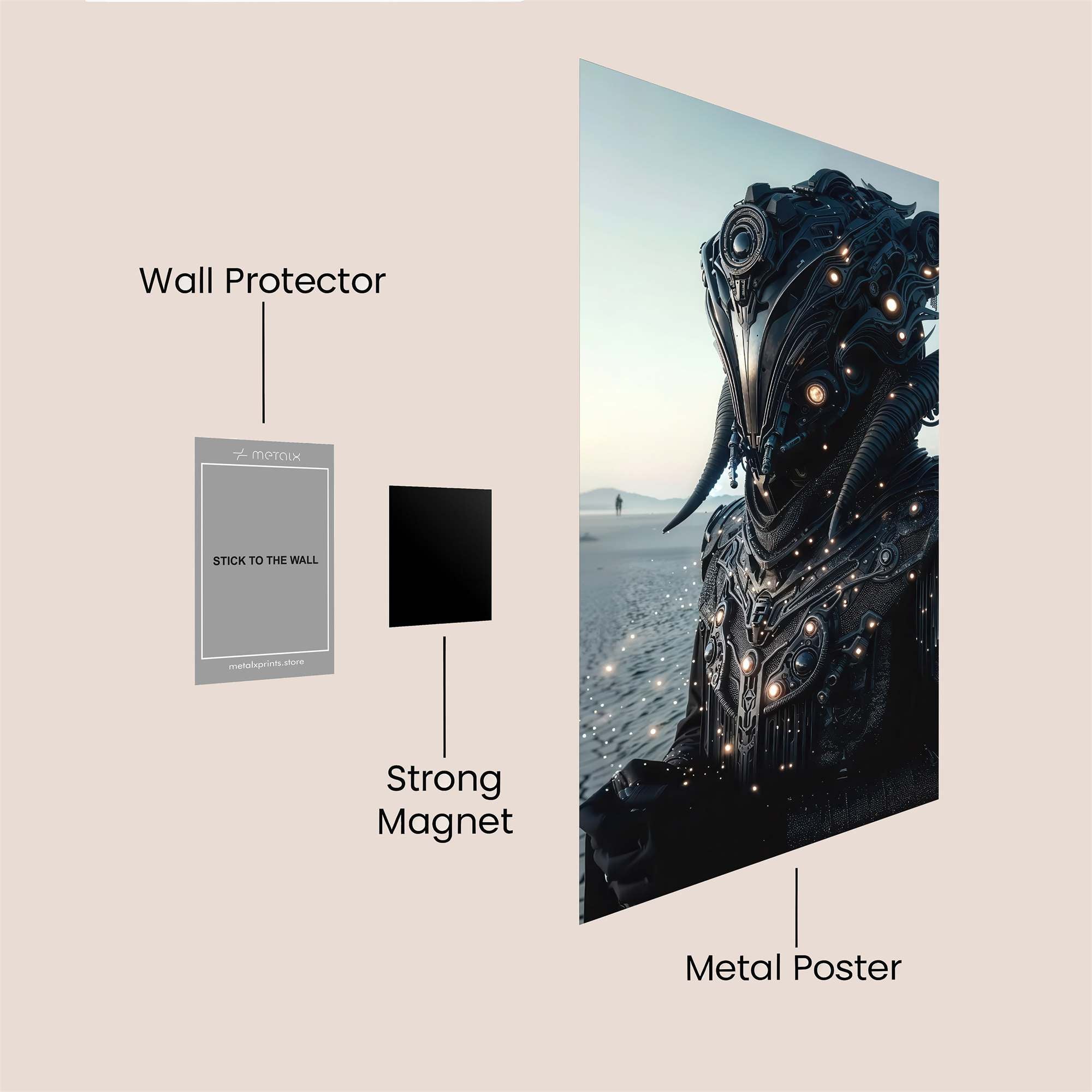 Gorilla Glam Safe Wall Magnetic / M