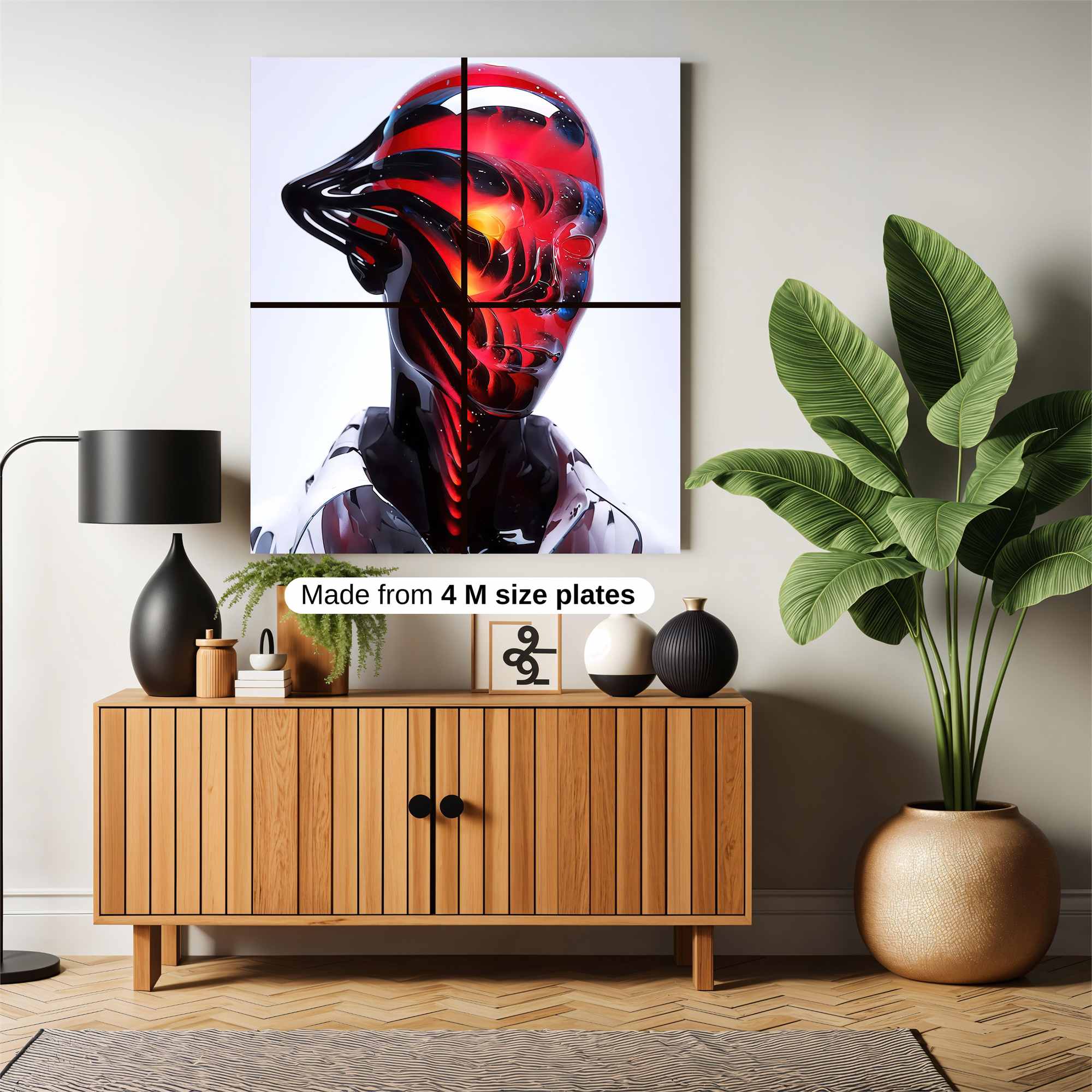 Mosaic Whimsy Safe Wall Magnetic / M