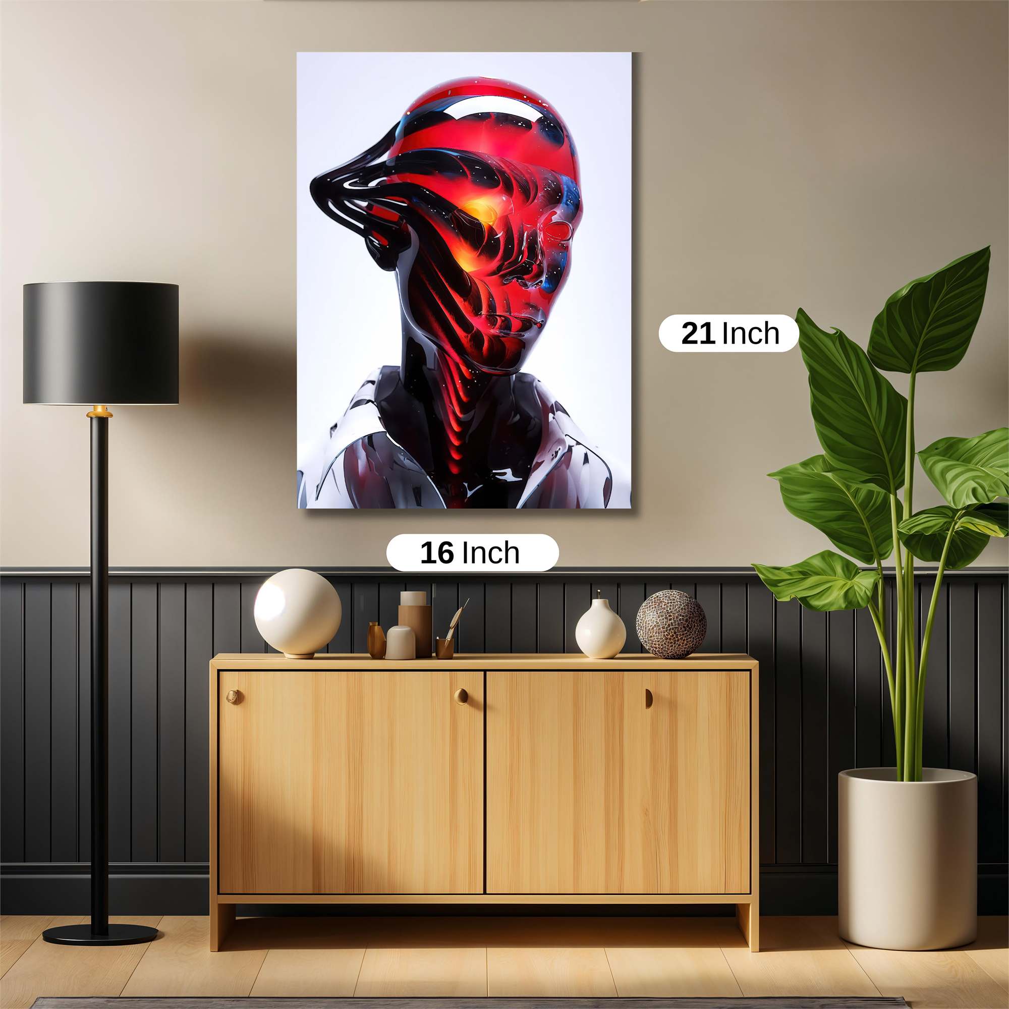 Mosaic Whimsy Safe Wall Magnetic / M