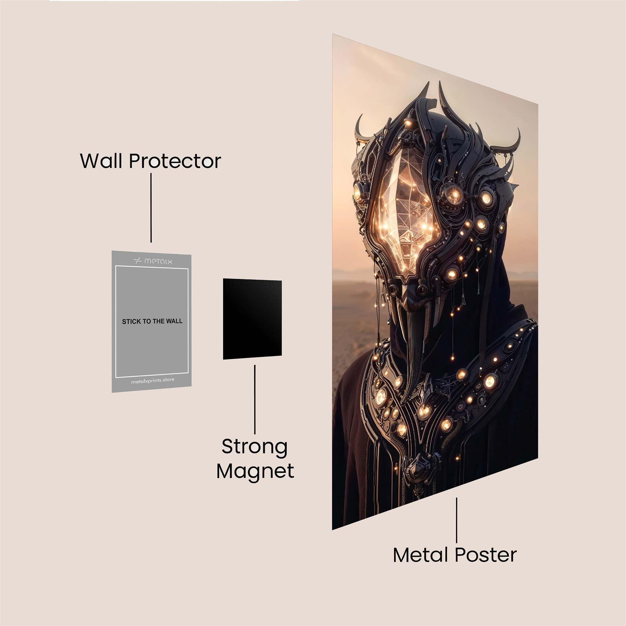 Rose Melancholy Safe Wall Magnetic / M