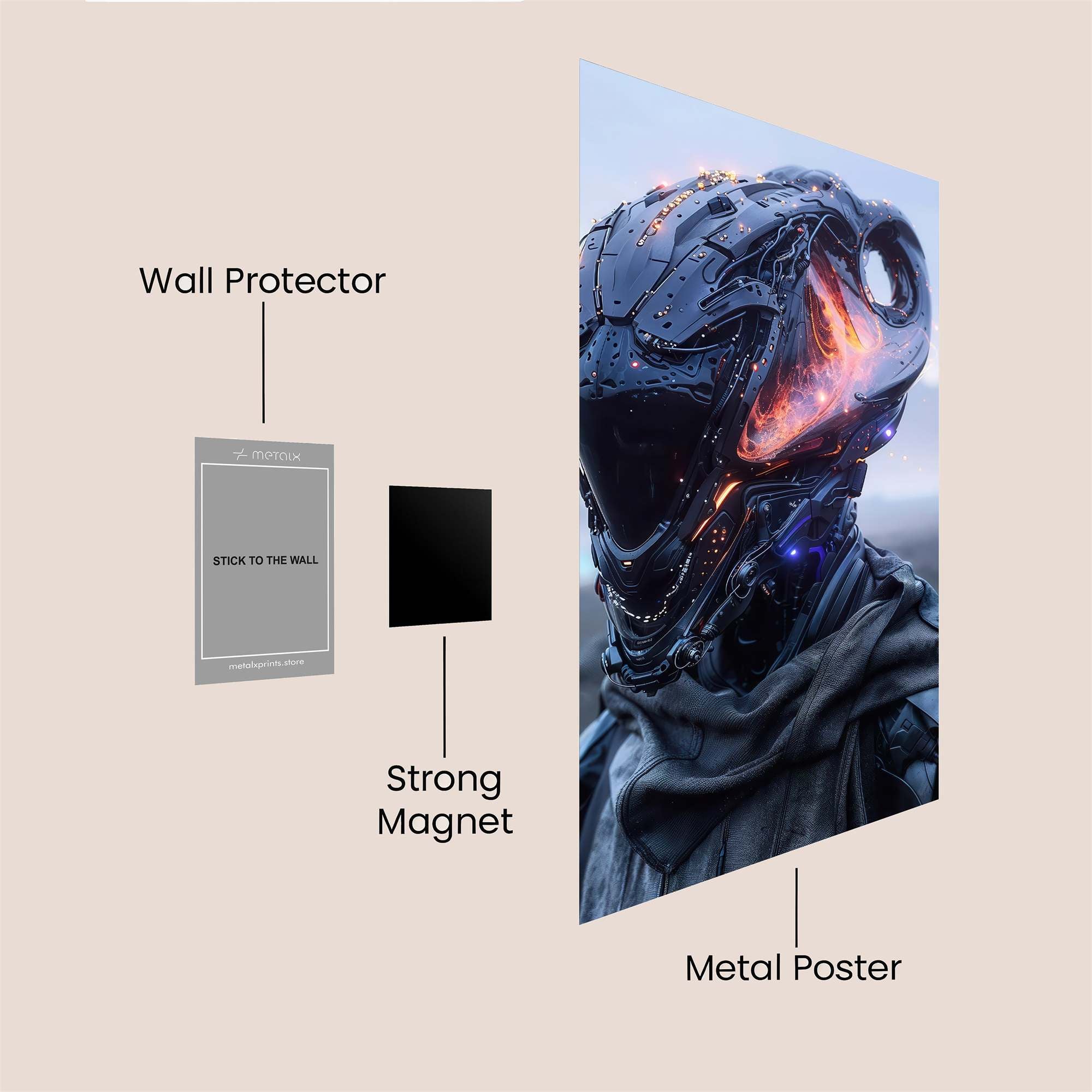 Owl Majesty Safe Wall Magnetic / M