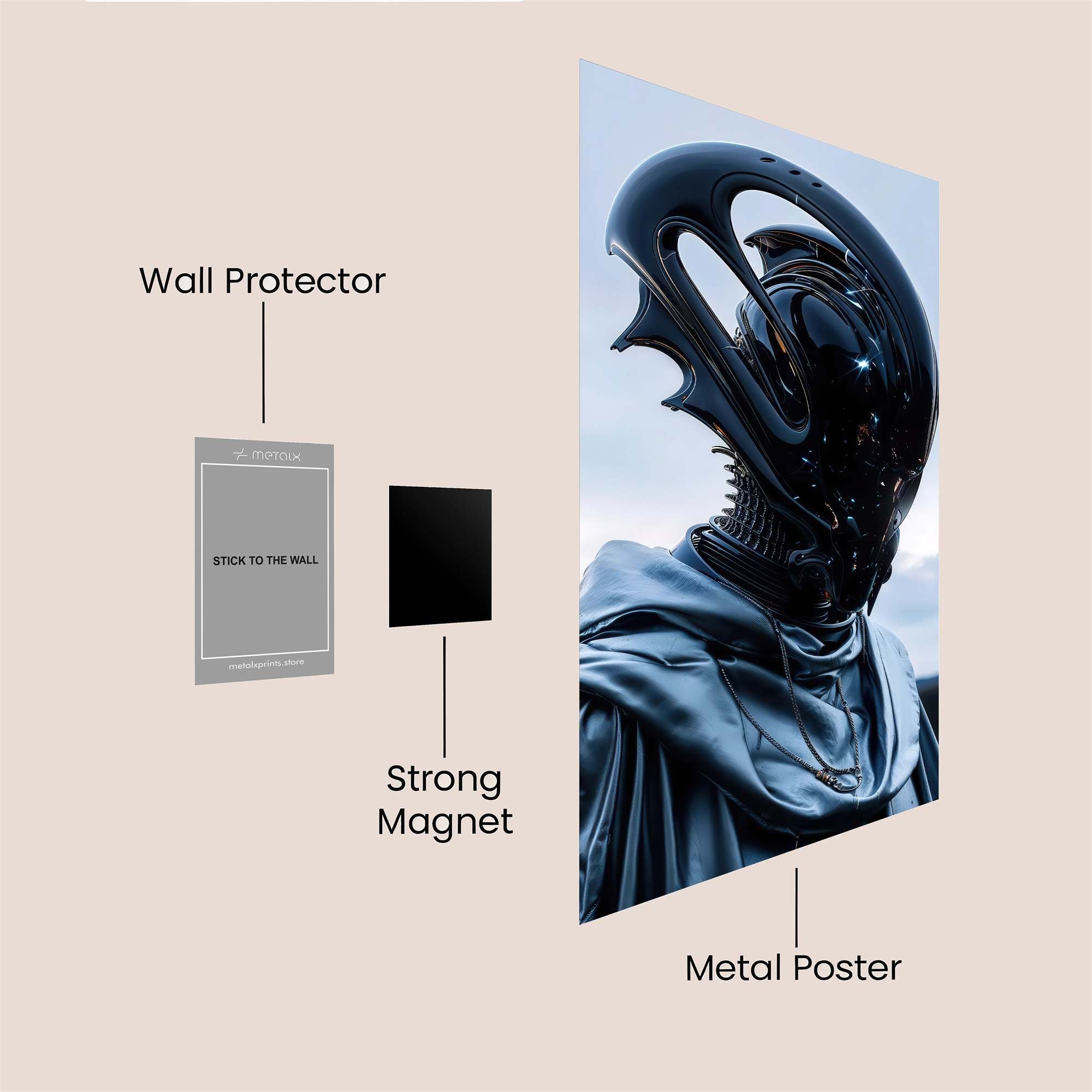 Owl Enigma Safe Wall Magnetic / M