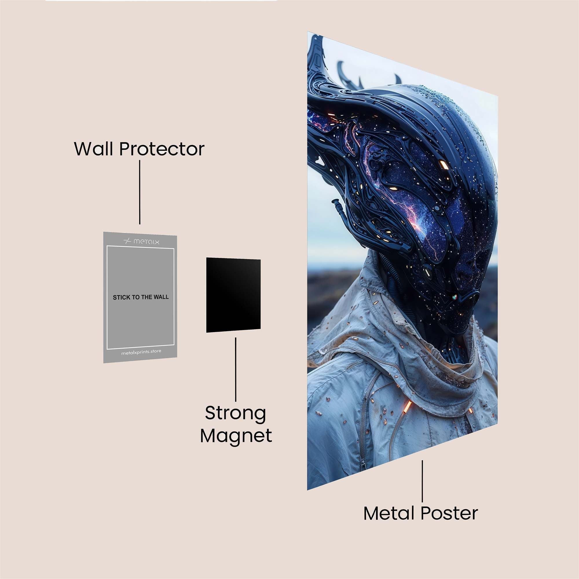 Owl Enigma Safe Wall Magnetic / M