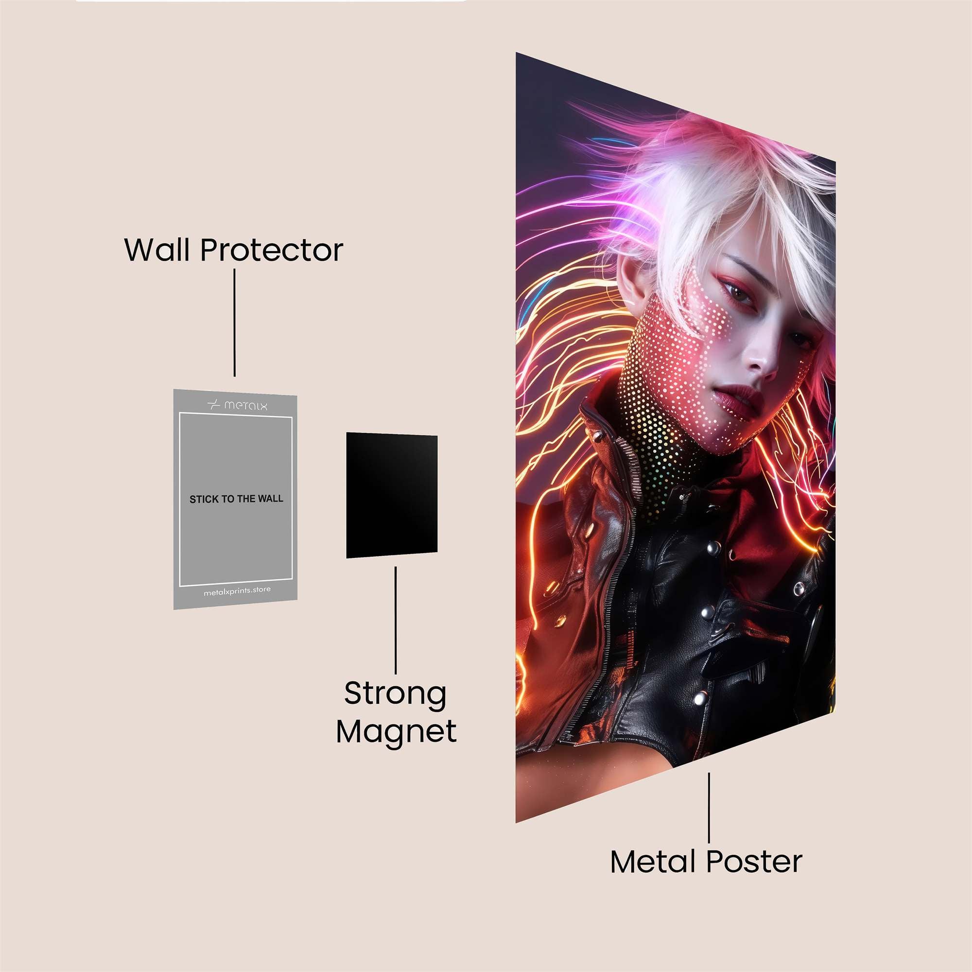 Goku Radiant Safe Wall Magnetic / M