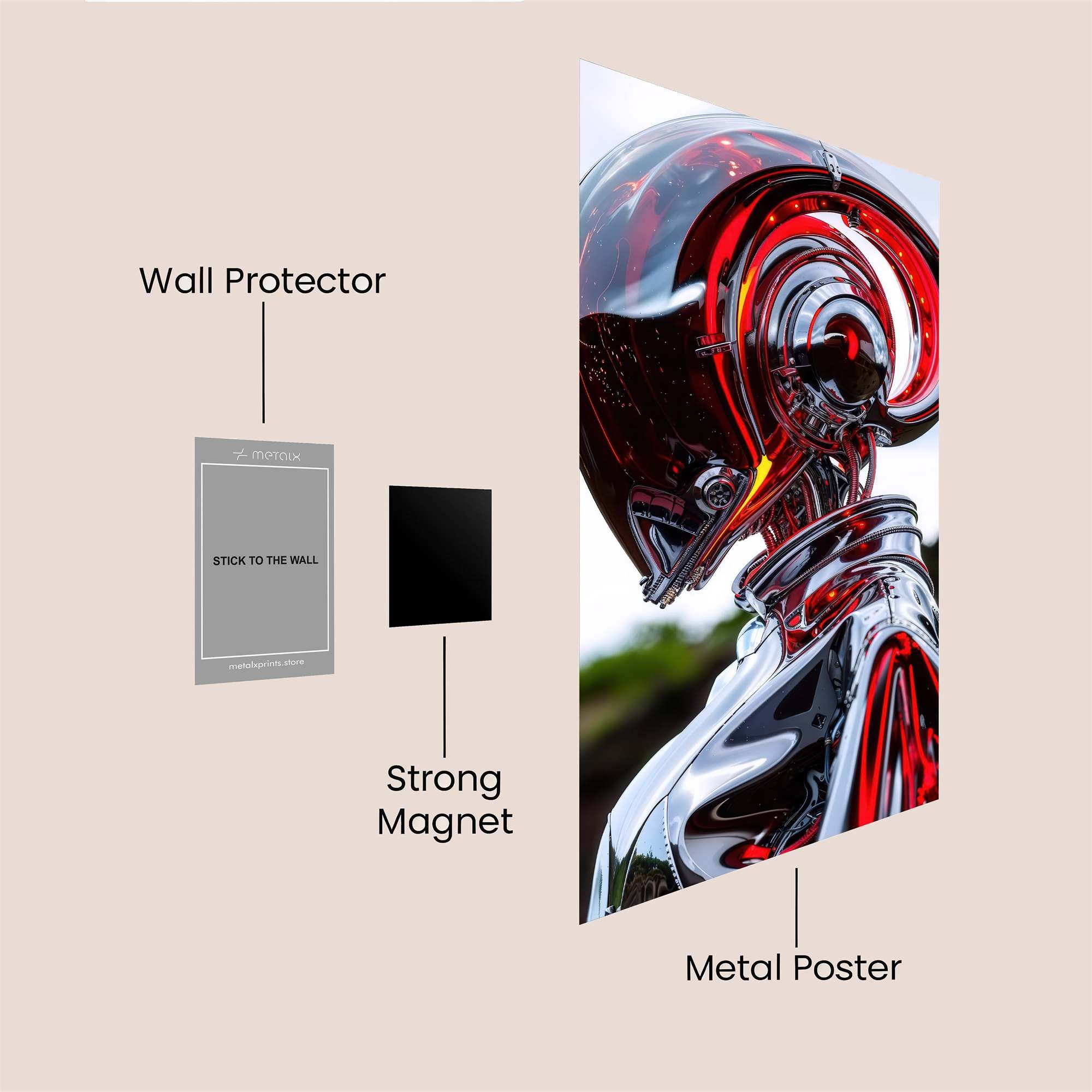 Heartforge Enigma Safe Wall Magnetic / M