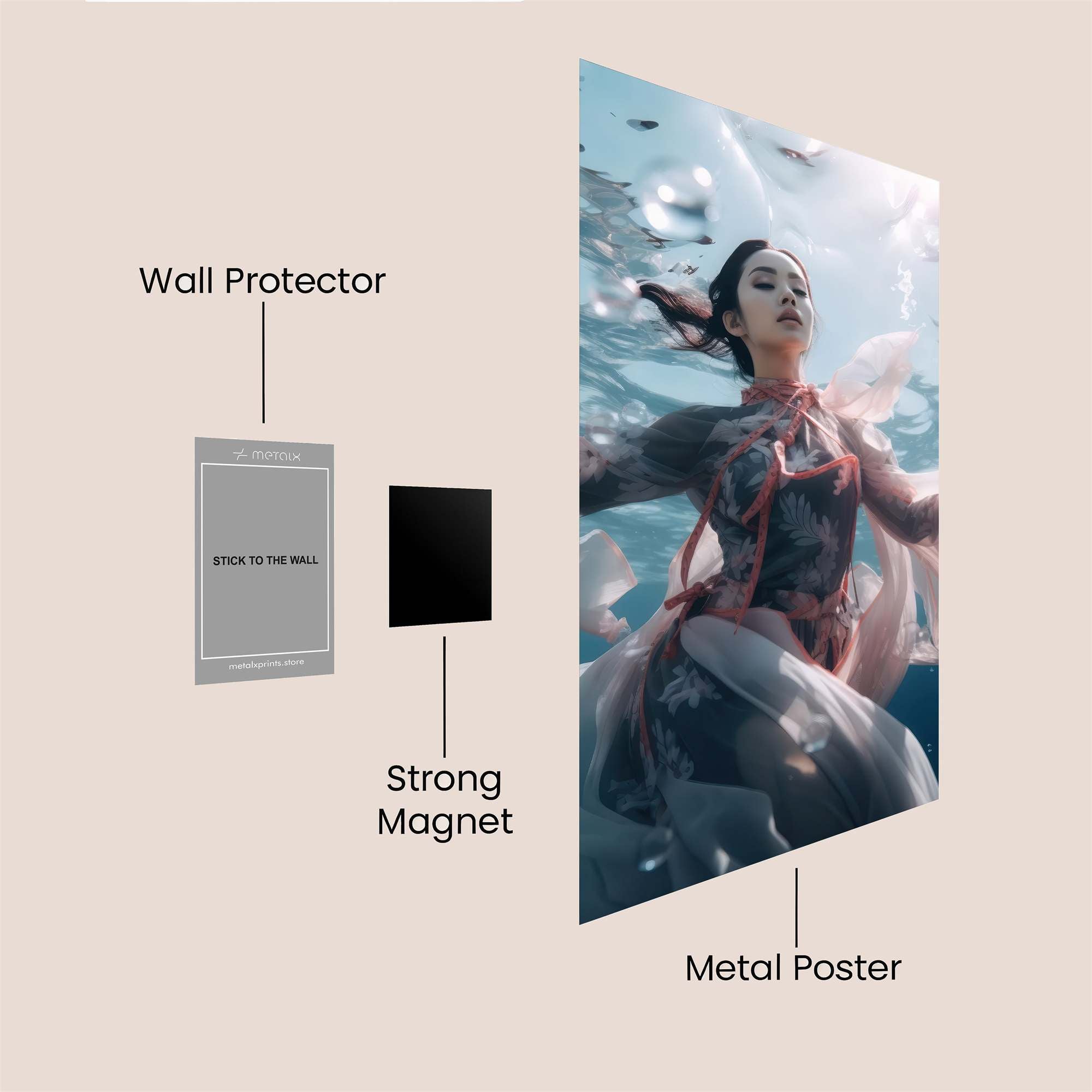 Yoda Swagger Safe Wall Magnetic / M