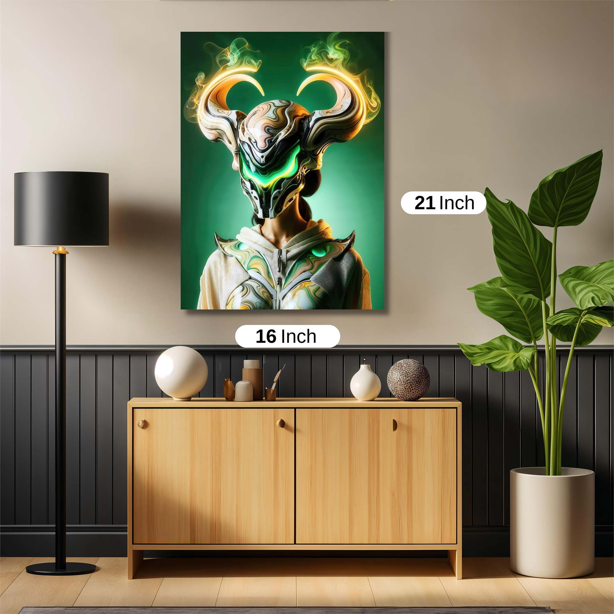 Floral Enchantment Safe Wall Magnetic / M