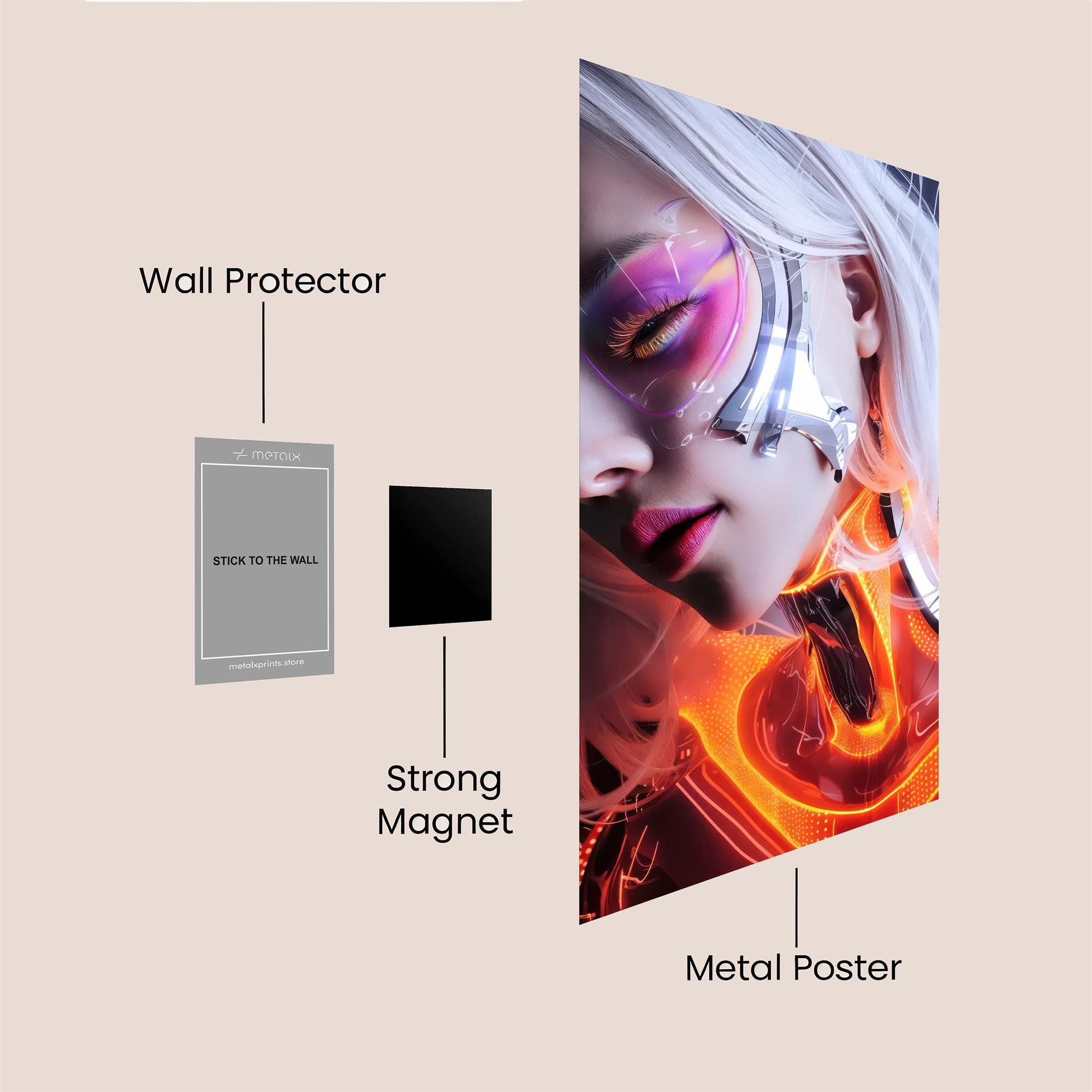 Monkey Vibe Safe Wall Magnetic / M