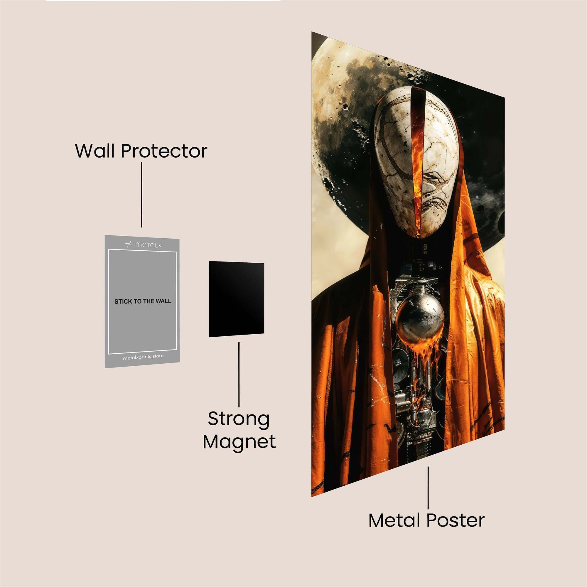 Chimp Chill Safe Wall Magnetic / M