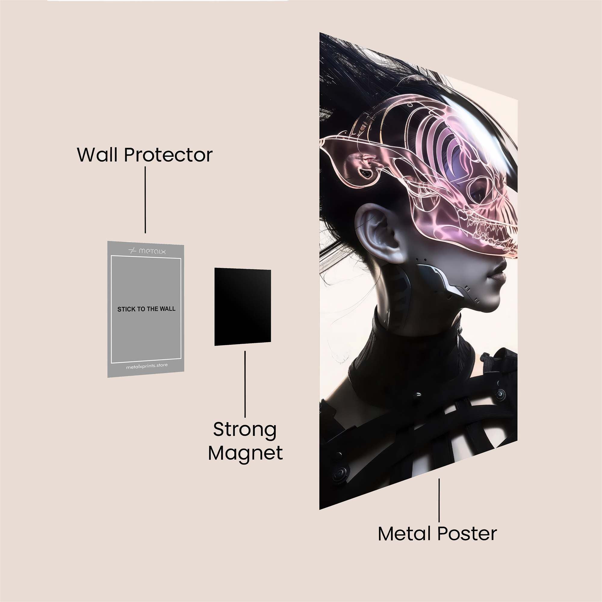 Pharaoh Playful Safe Wall Magnetic / M