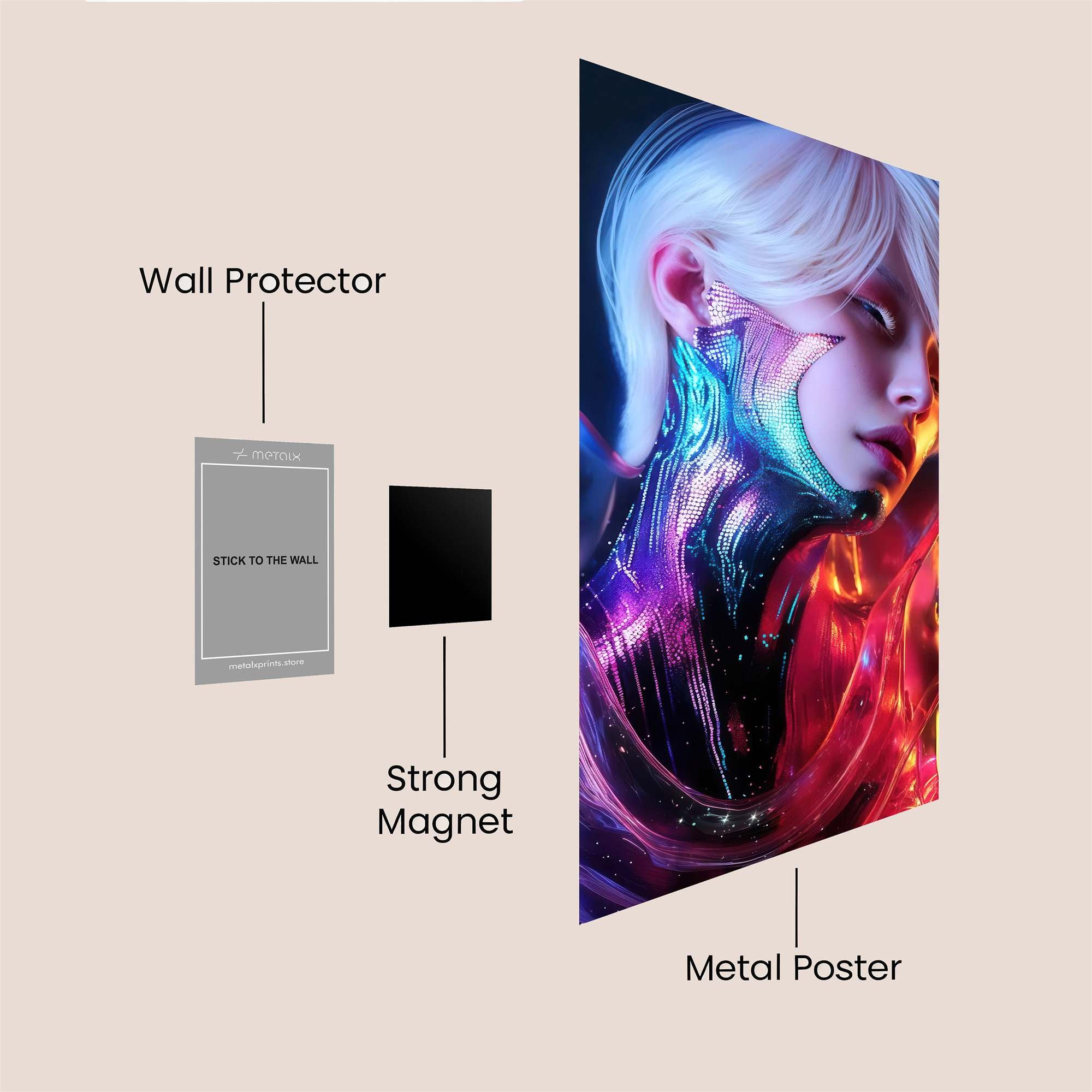 Donald Majestic Safe Wall Magnetic / M