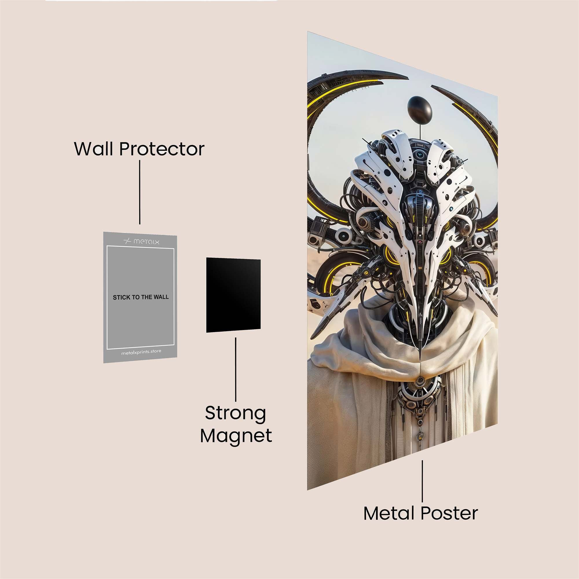 Groot Joyful Safe Wall Magnetic / M
