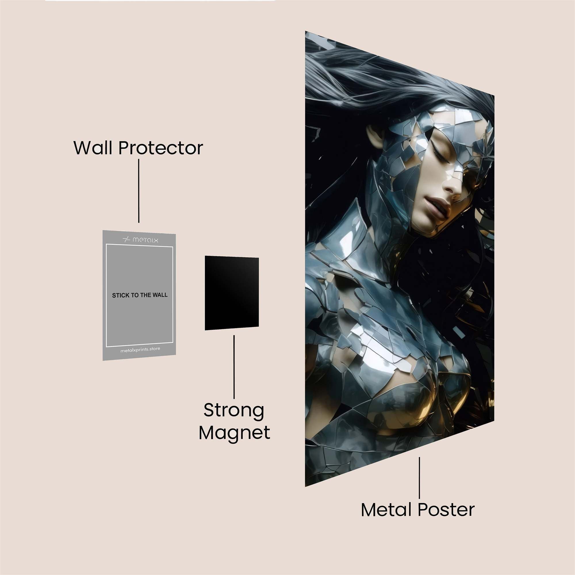 Cosmic Harmony Safe Wall Magnetic / M