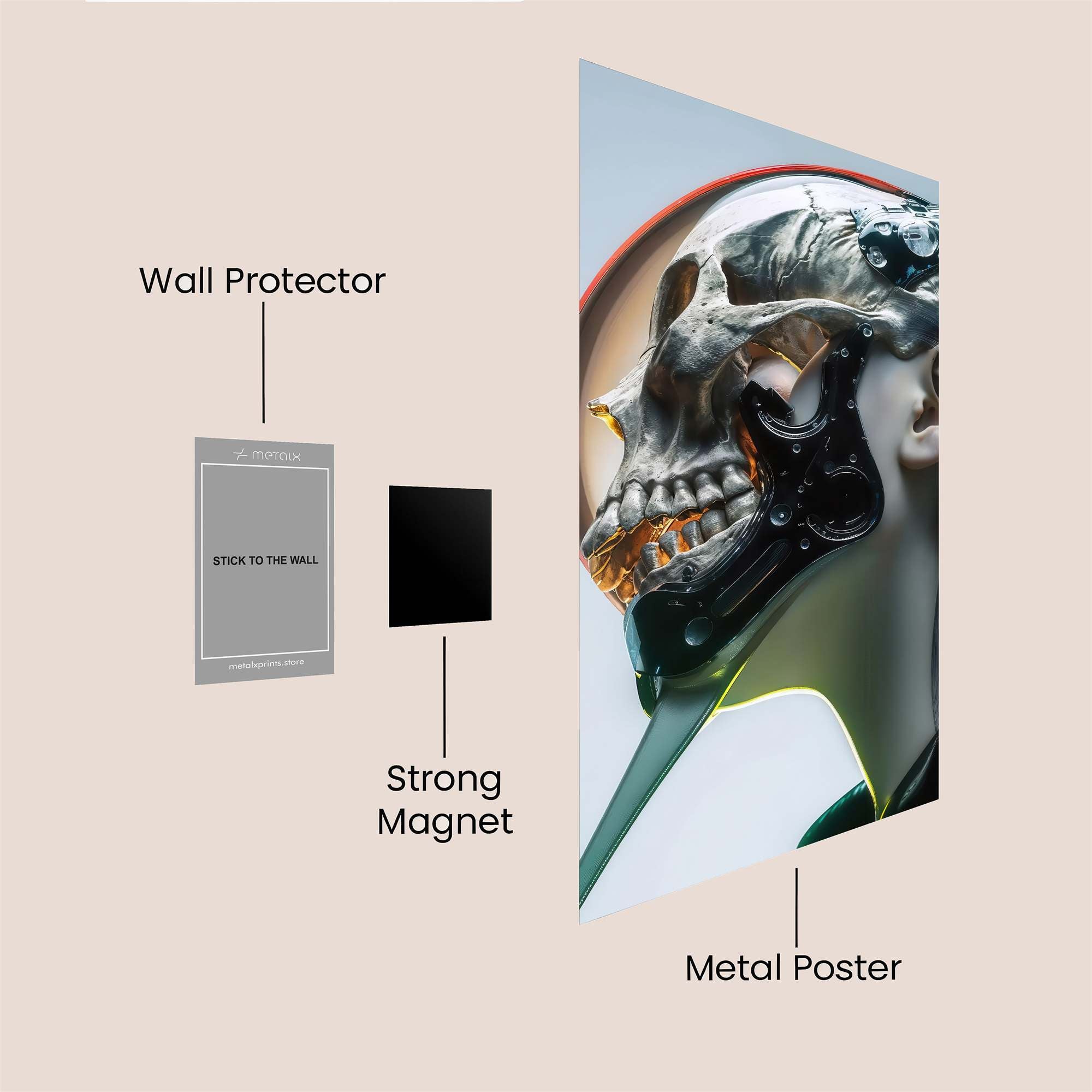 Groot Festive Safe Wall Magnetic / M