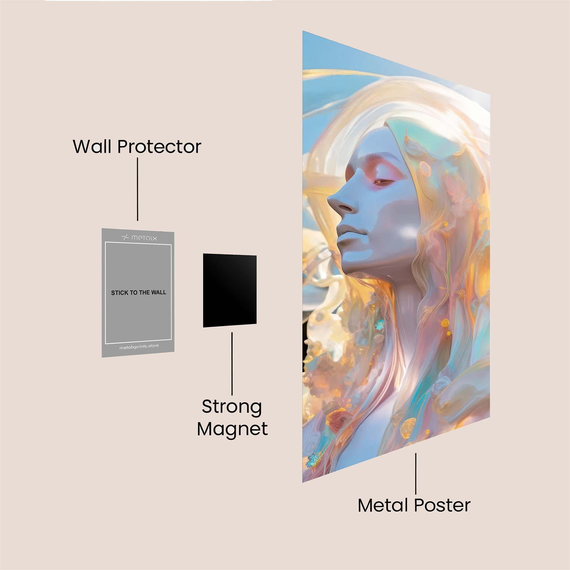 Groot Vibrant Safe Wall Magnetic / M