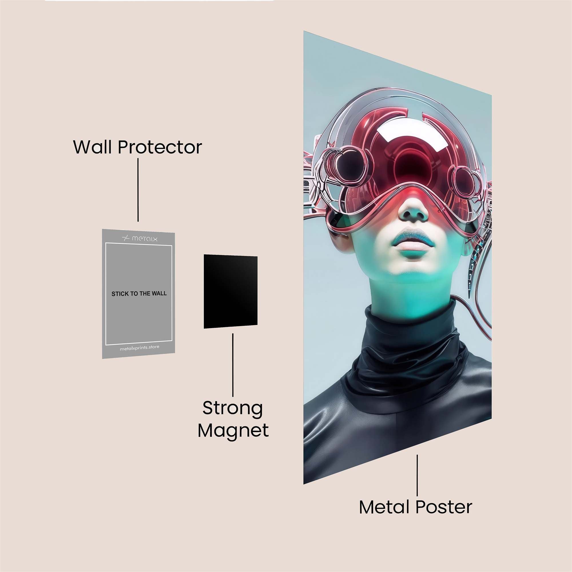 Darth Malevolent Safe Wall Magnetic / M