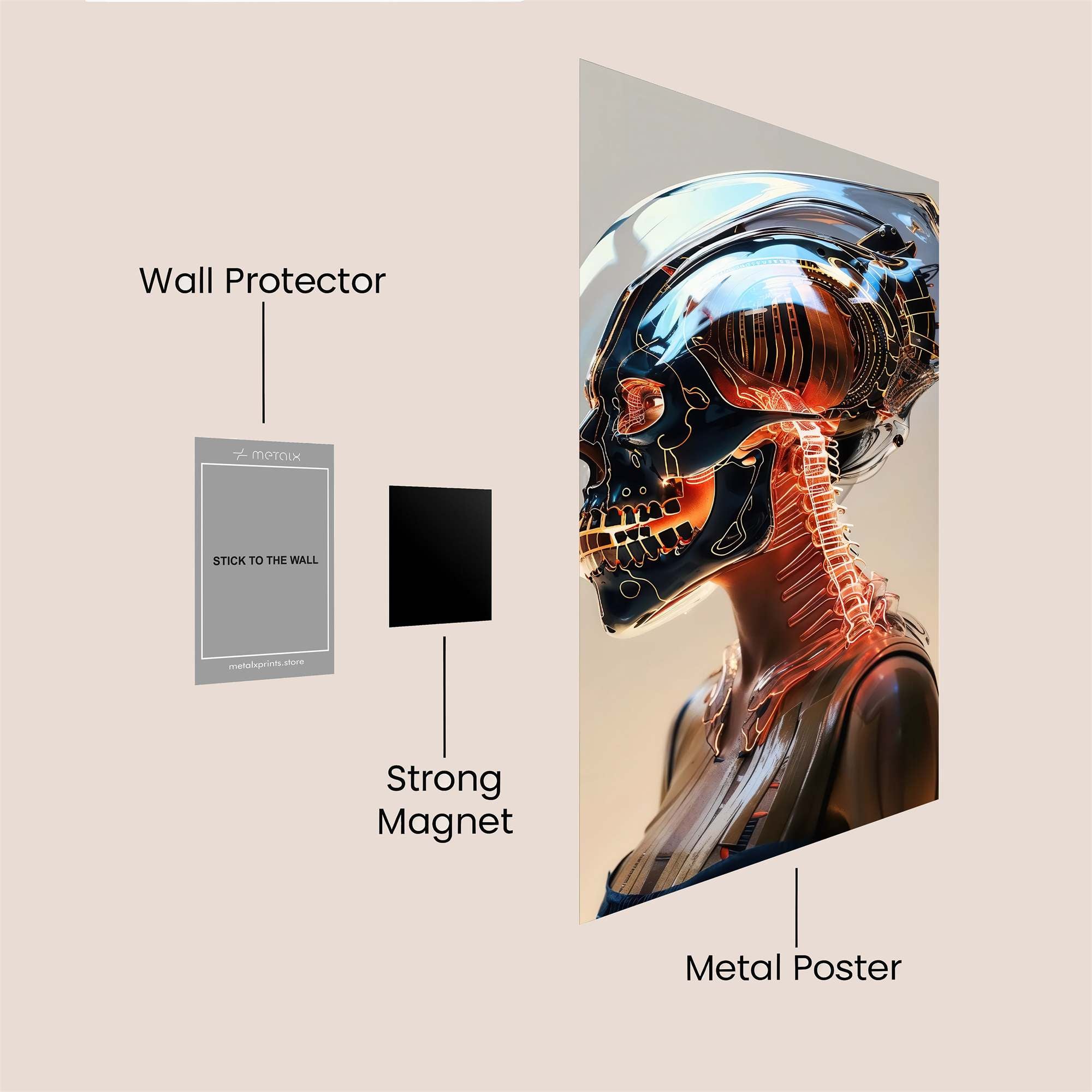 Groot Festive Safe Wall Magnetic / M