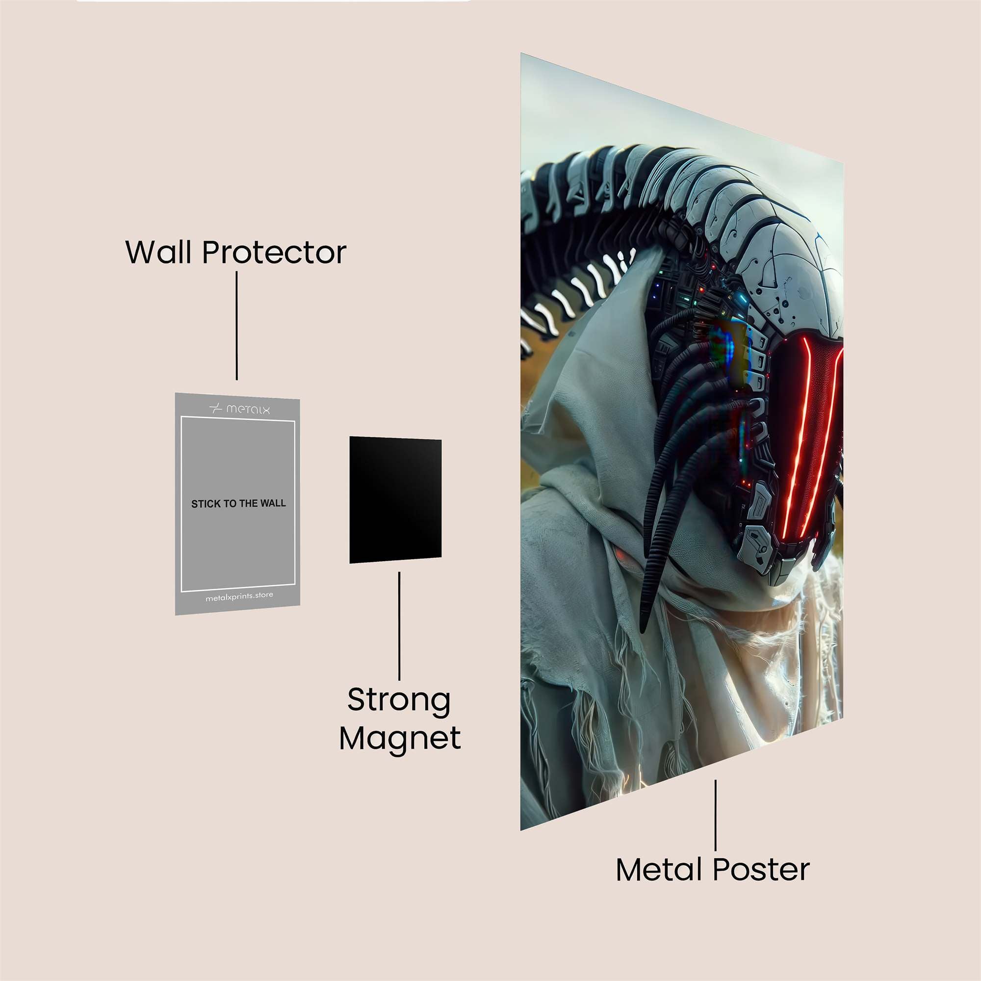 Dragon Enigmatic Safe Wall Magnetic / M