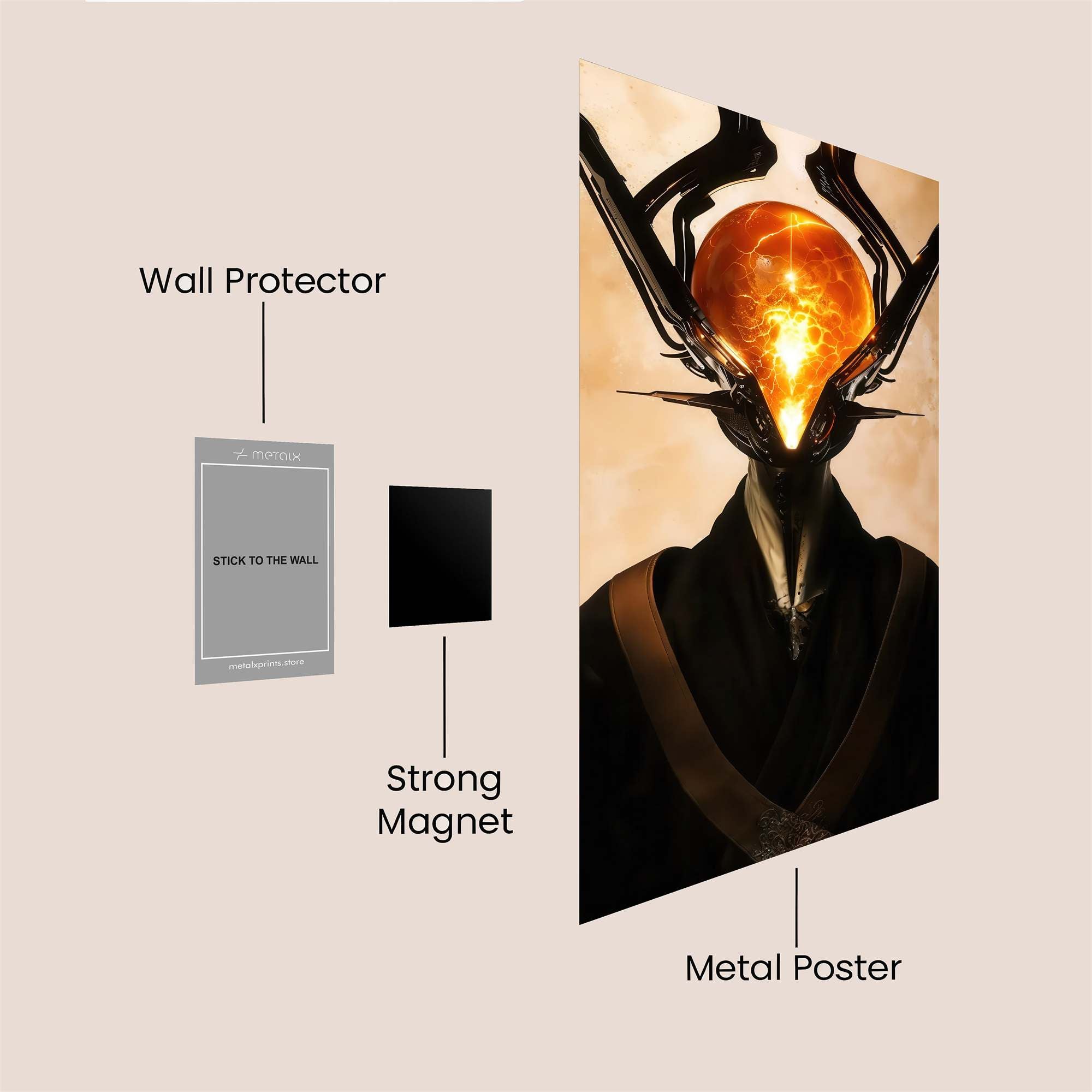 Neon Racer Safe Wall Magnetic / M