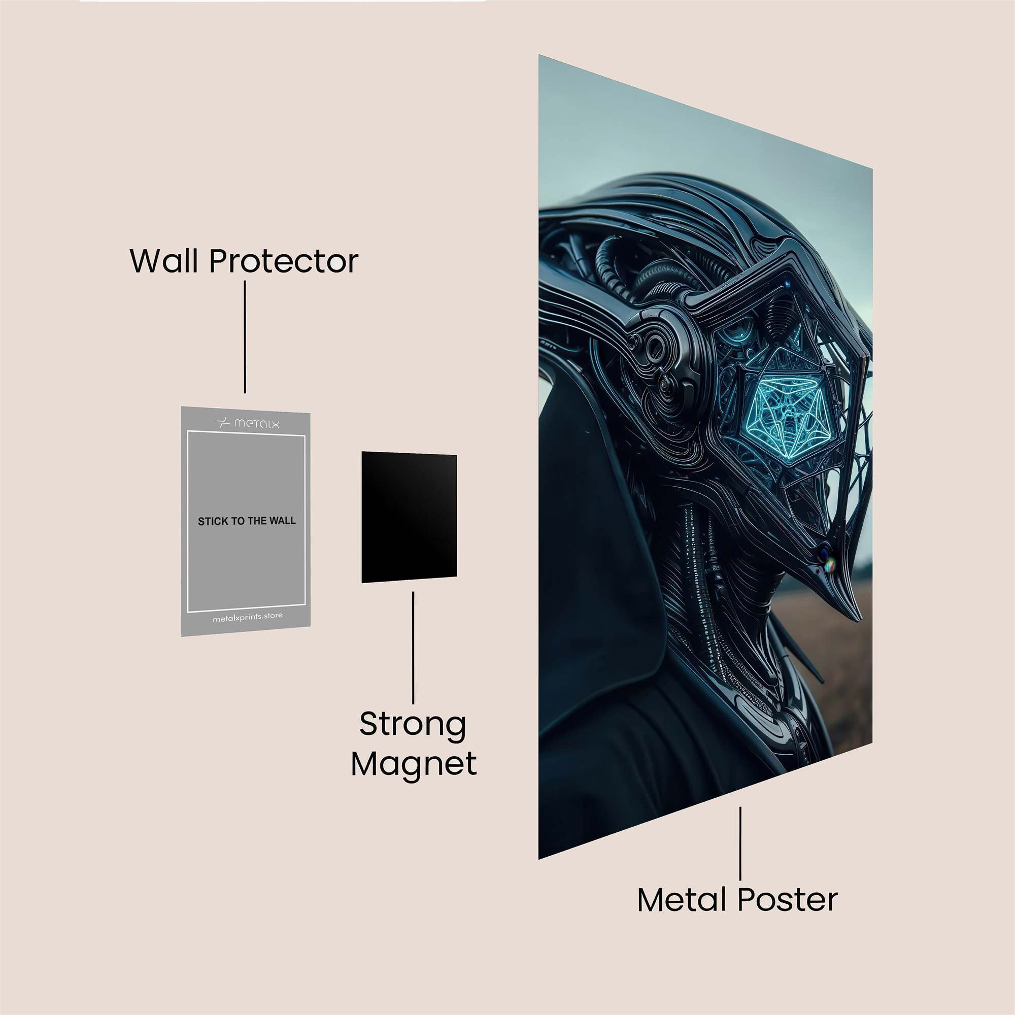 Daft Enigma Safe Wall Magnetic / M