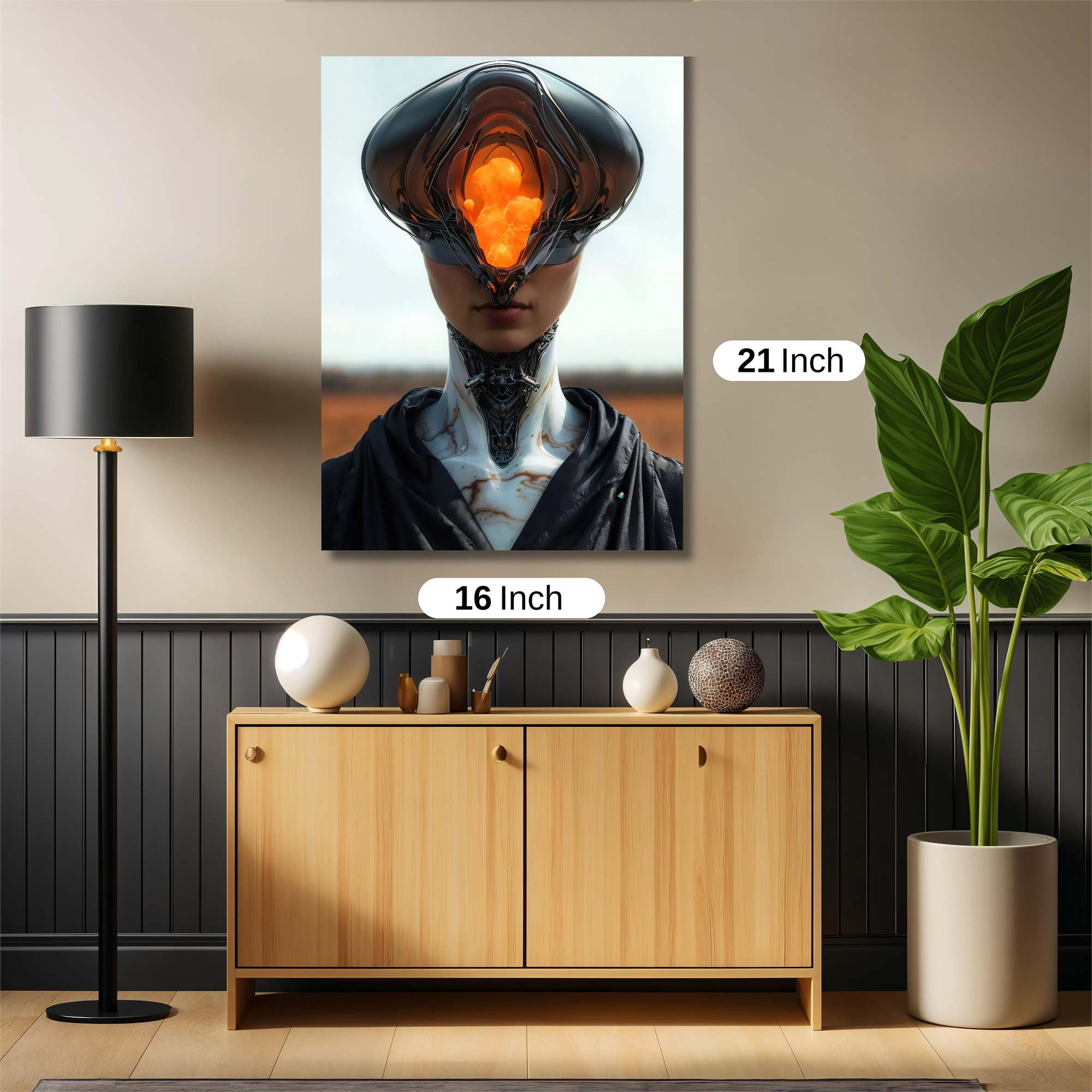 Darth Menacing Safe Wall Magnetic / M