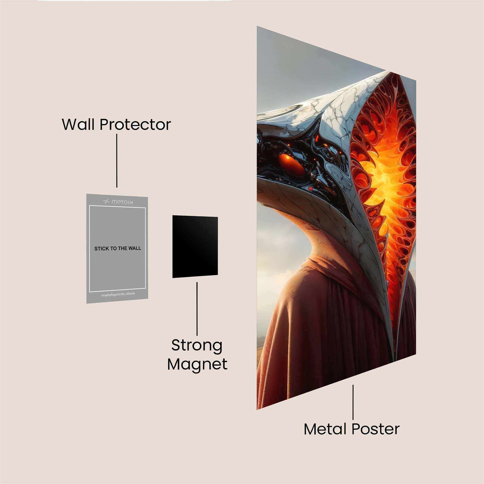 Daft Enigma Safe Wall Magnetic / M