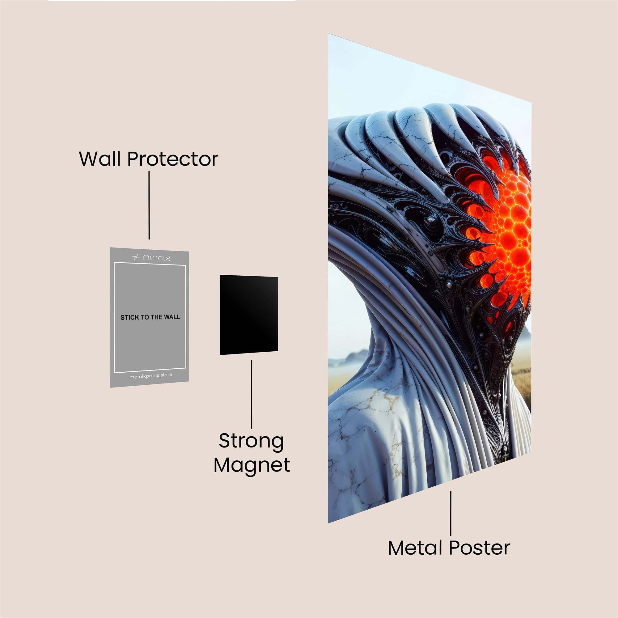 Android Enigma Safe Wall Magnetic / M