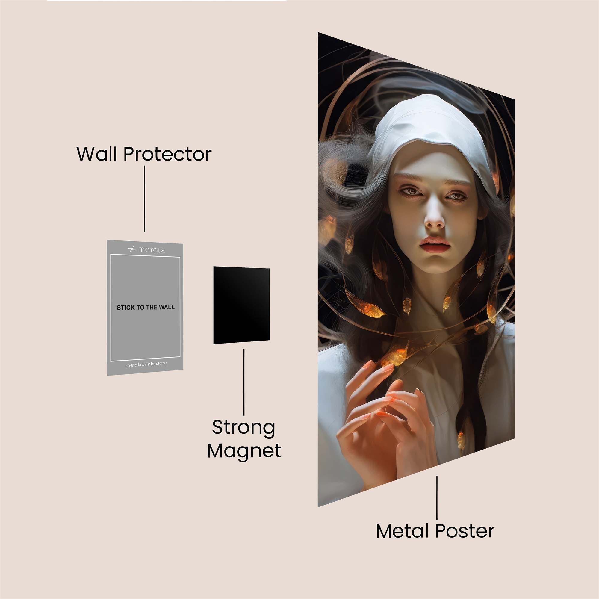 Cyber Menace Safe Wall Magnetic / M