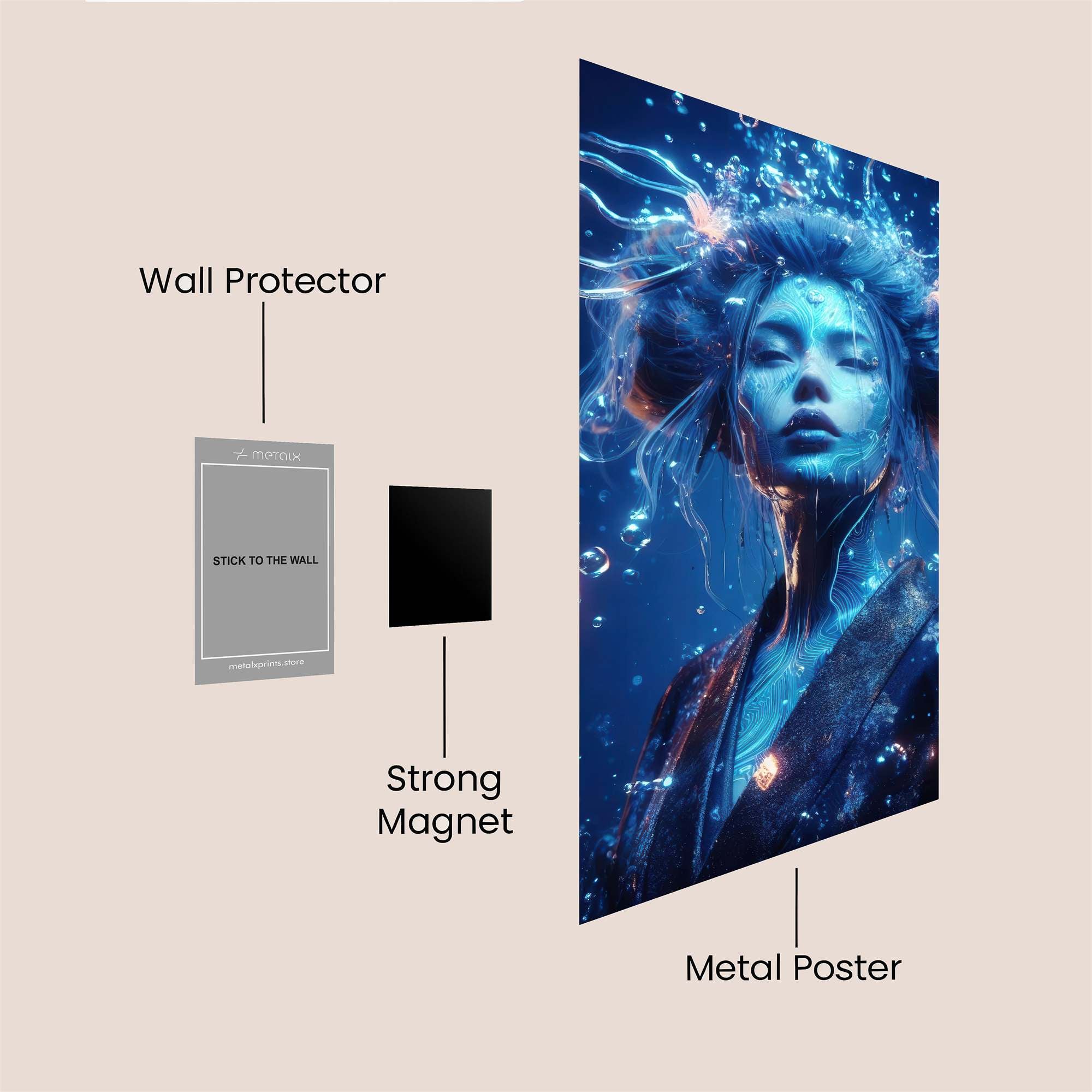 Golden Majesty Safe Wall Magnetic / M