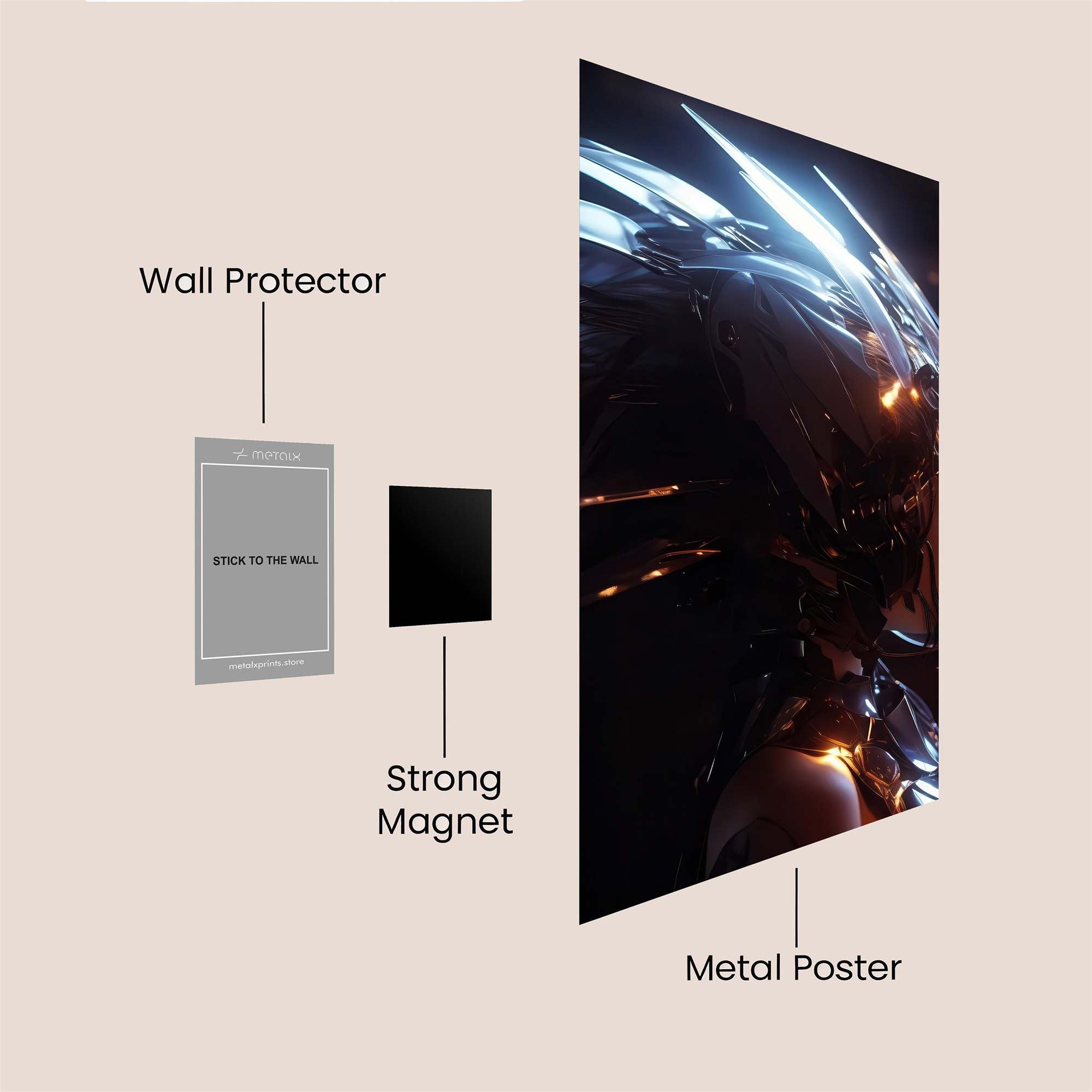 YinYang Harmony Safe Wall Magnetic / M