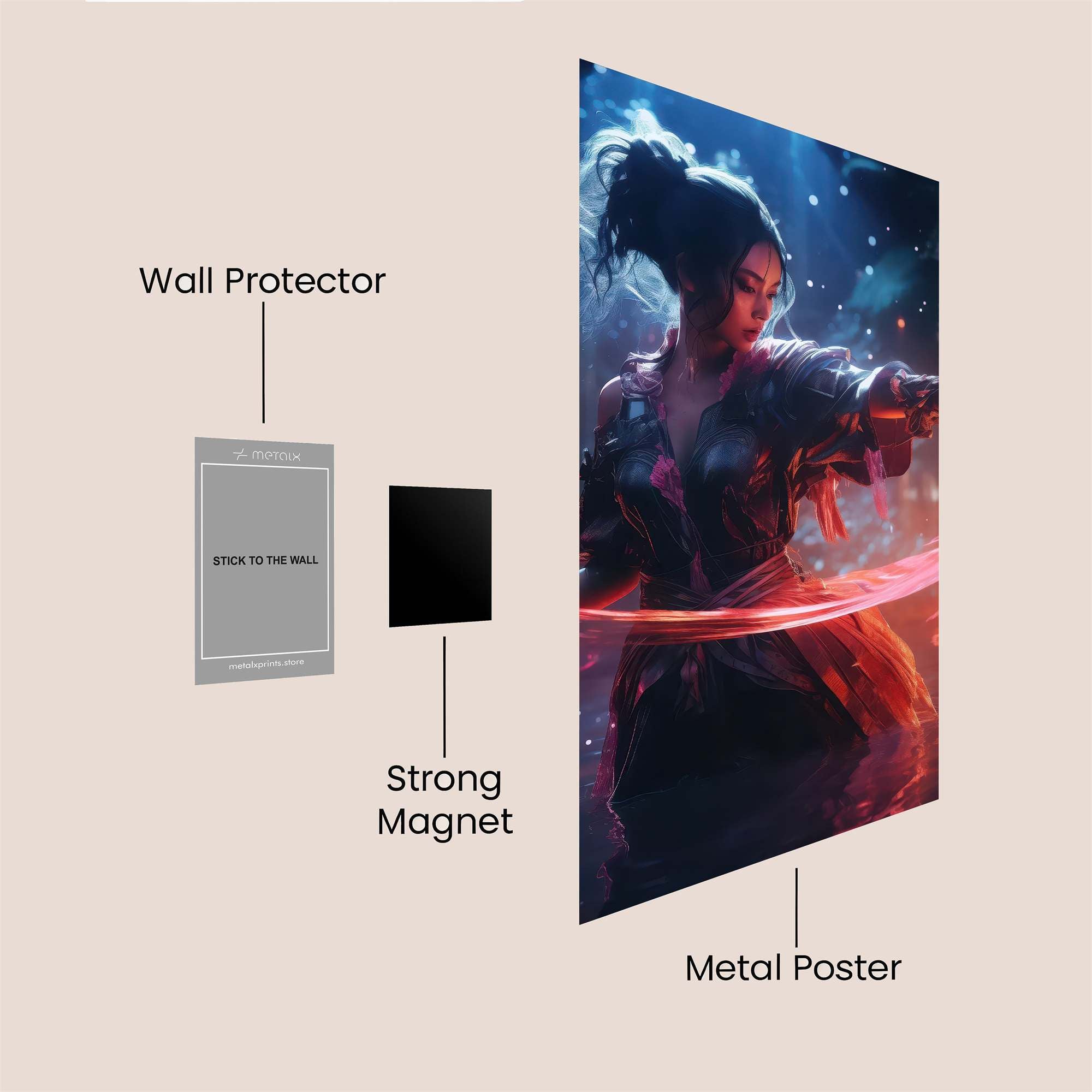 Aurora Elegance Safe Wall Magnetic / M