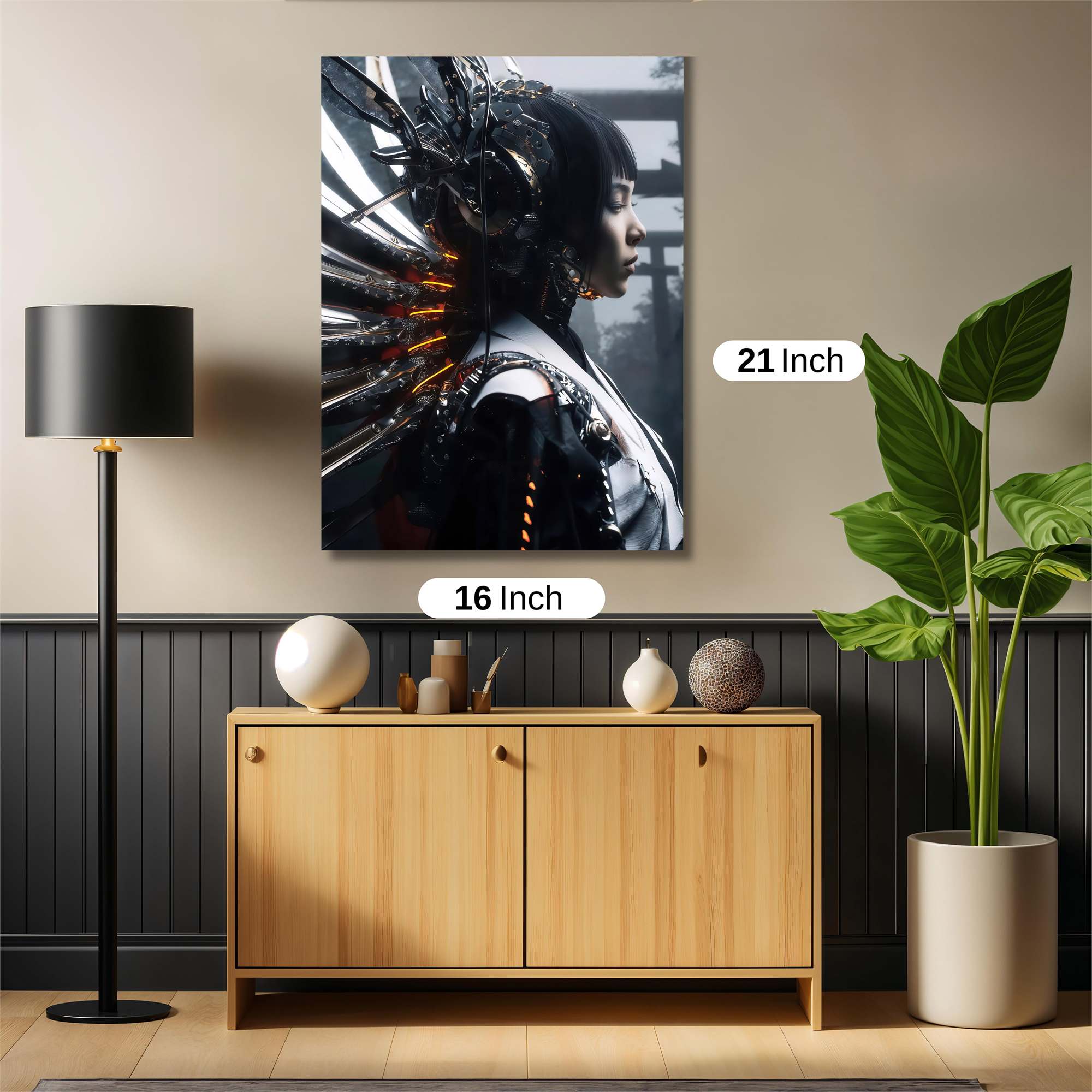 Steampunk Bloom Safe Wall Magnetic / M