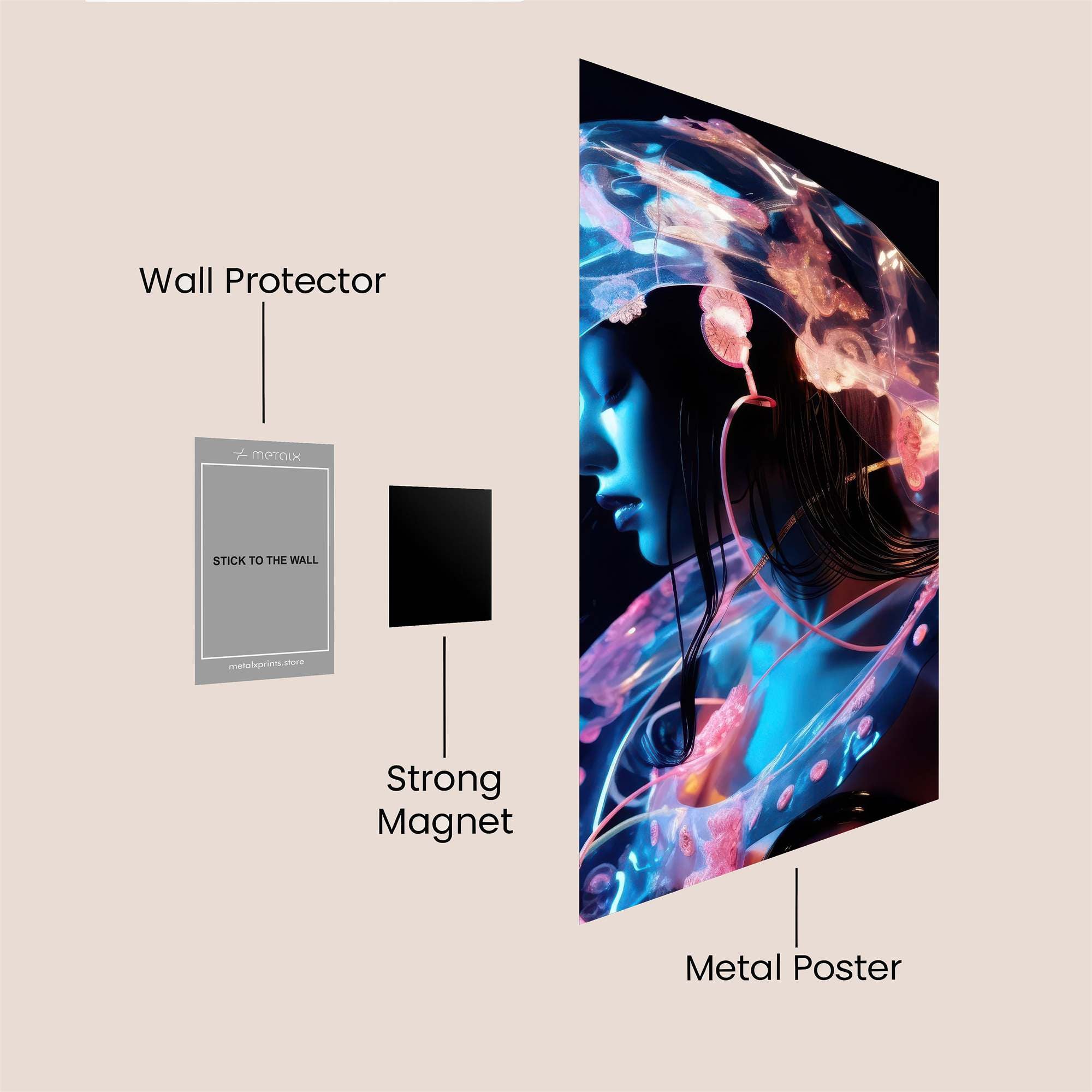 Timekeeper Radiance Safe Wall Magnetic / M