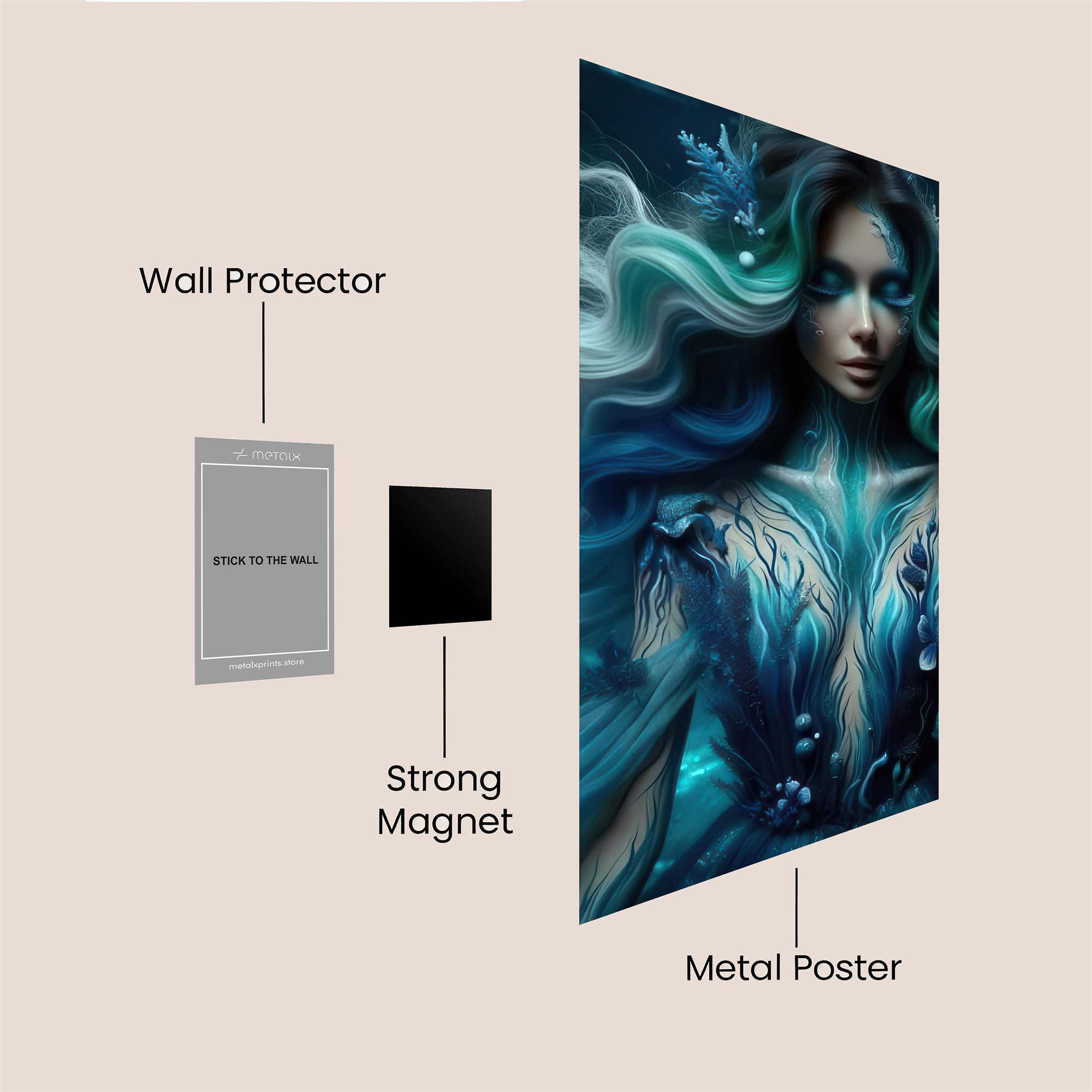 Neon Enigma Safe Wall Magnetic / M