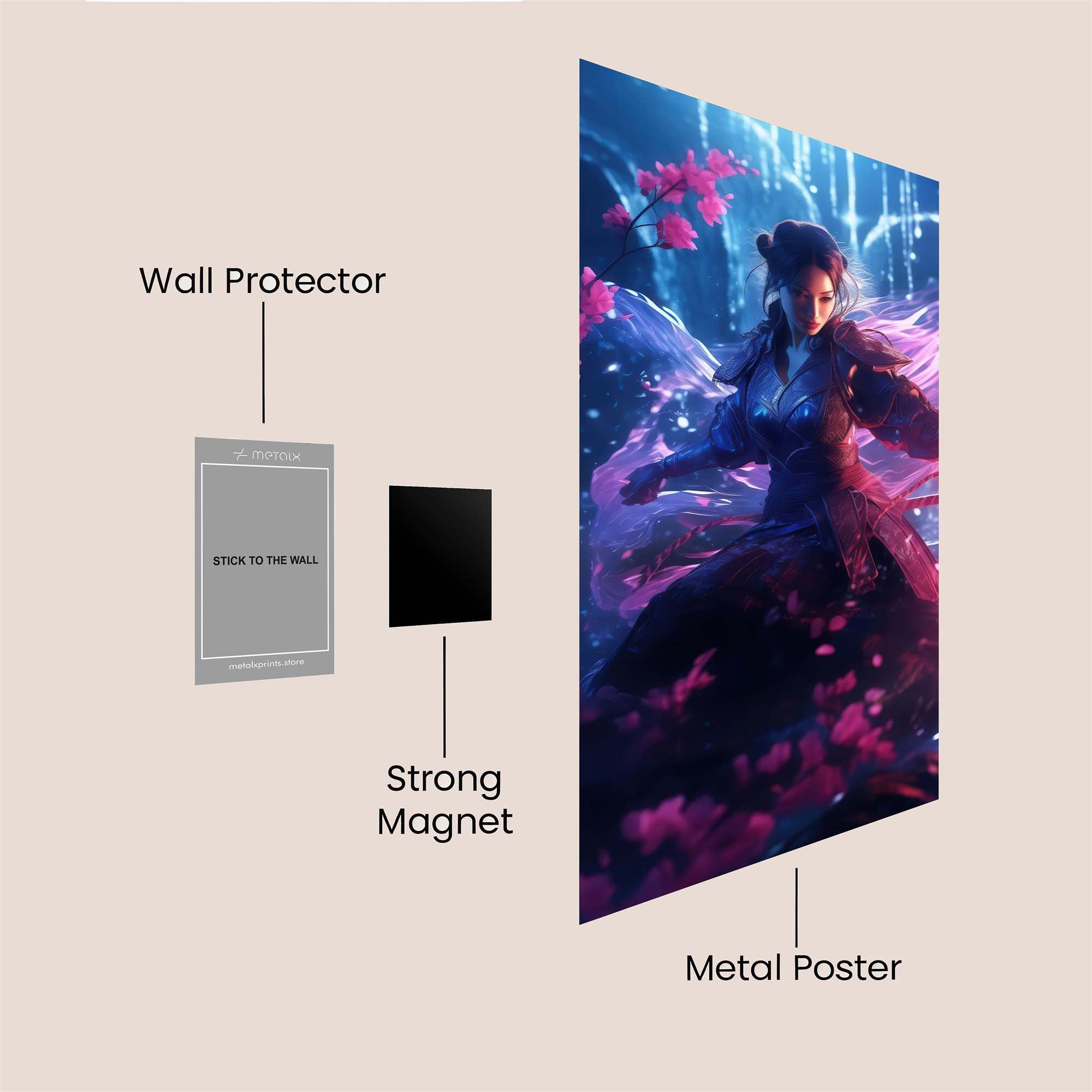 Darth Menacing Safe Wall Magnetic / M