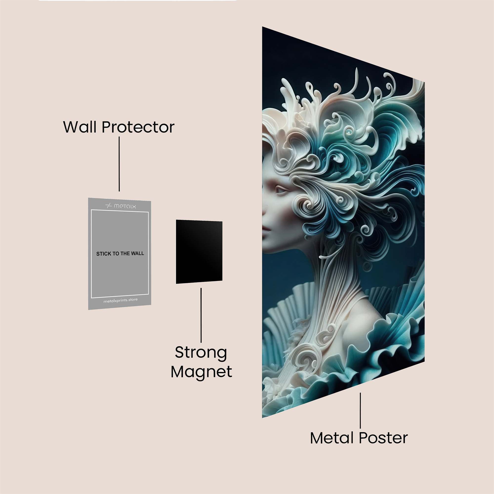 Darth Malevolent Safe Wall Magnetic / M