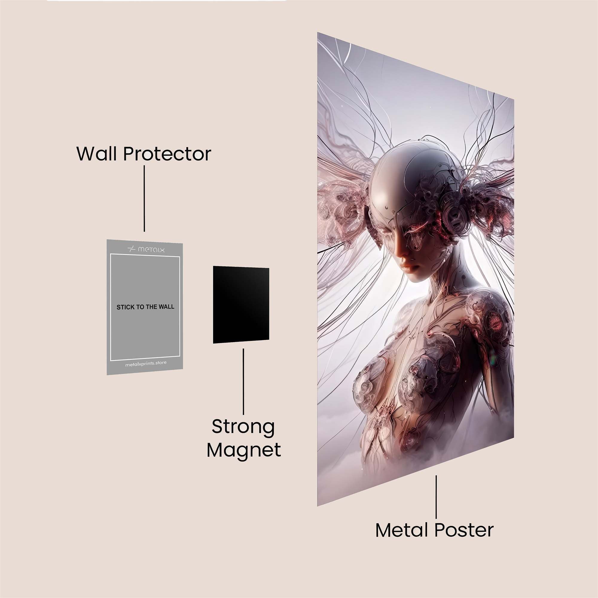 Astral Elegance Safe Wall Magnetic / M