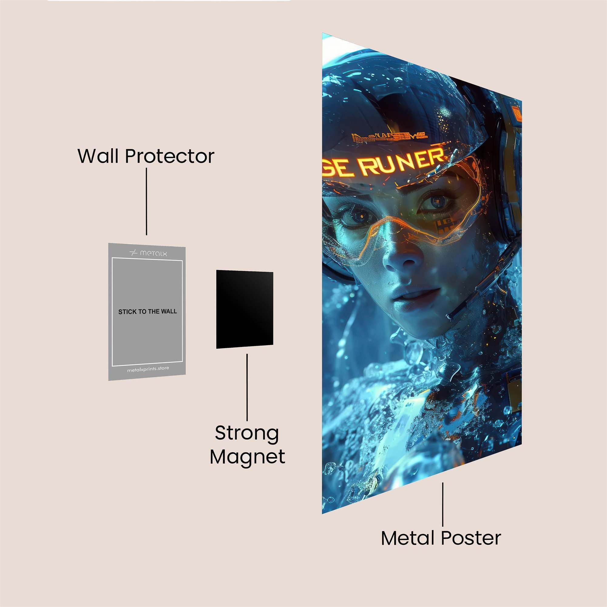 Darth Infernal Safe Wall Magnetic / M