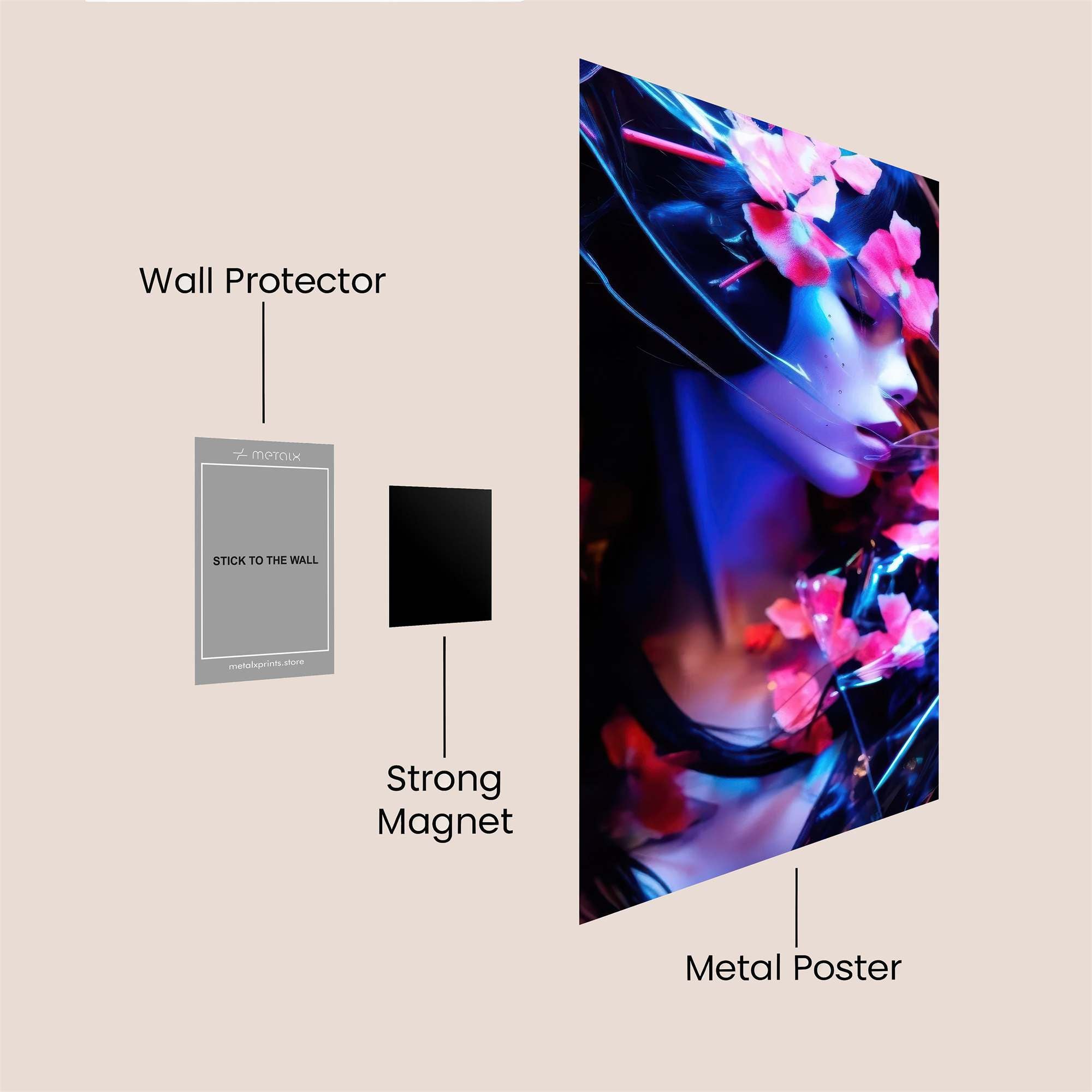 Darth Malevolent Safe Wall Magnetic / M