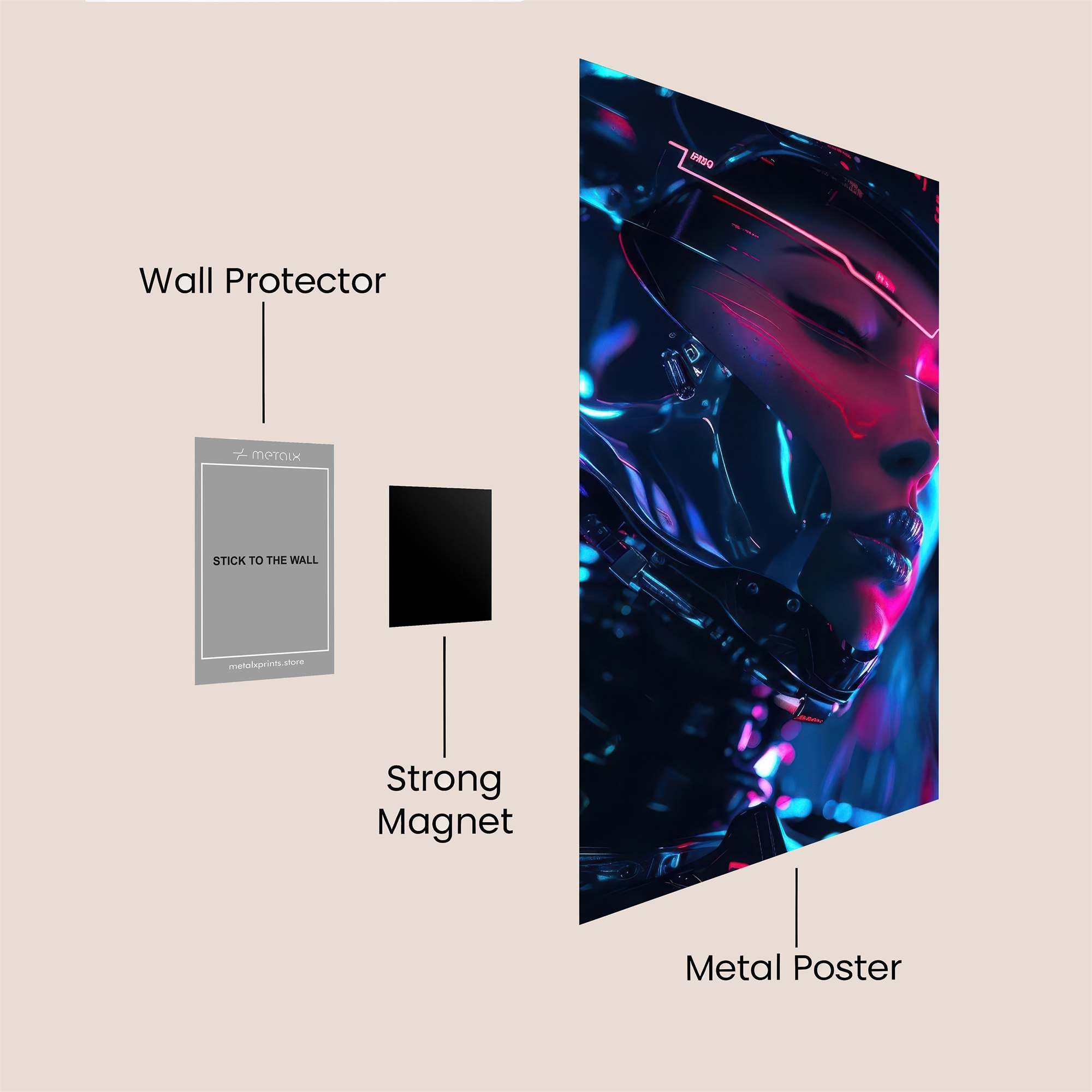 Darth Ferocious Safe Wall Magnetic / M