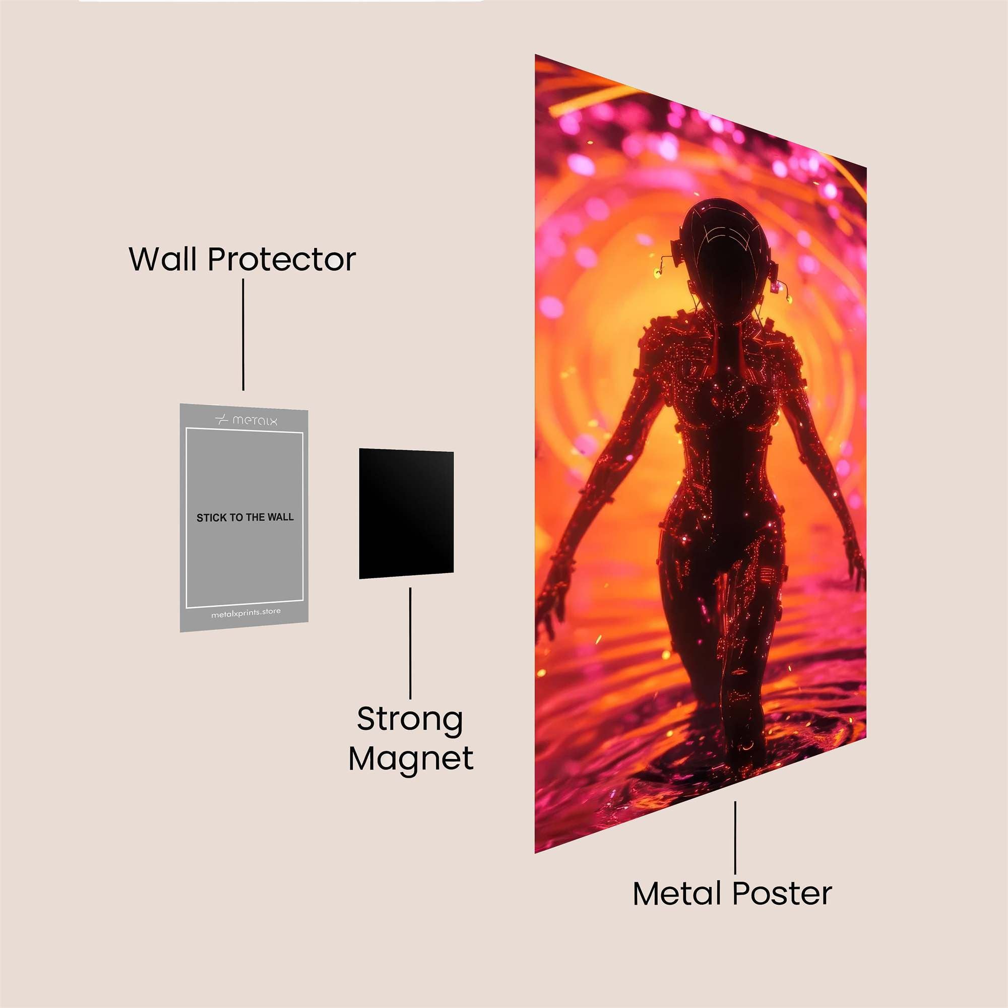 Opulent Camera Safe Wall Magnetic / M