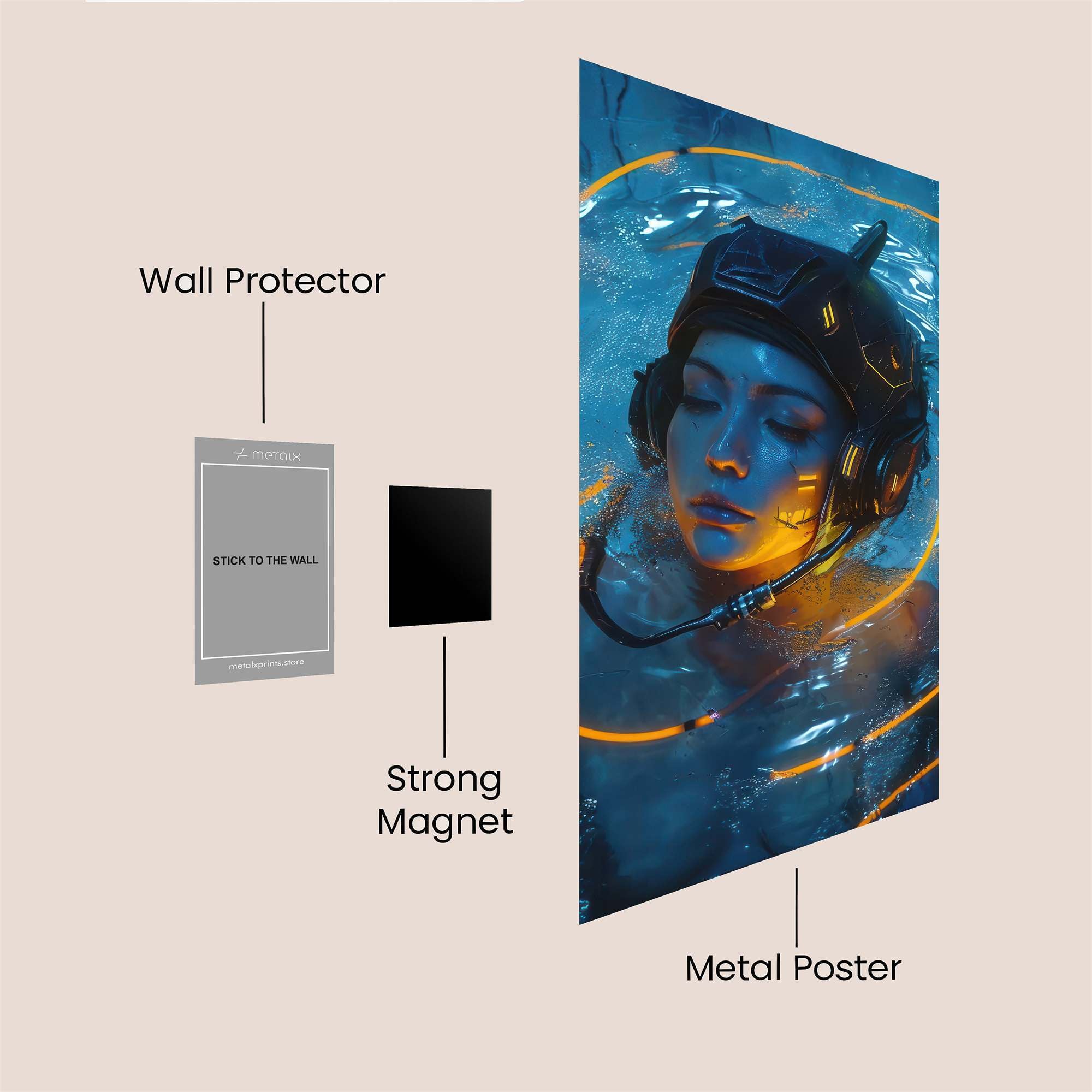 Camera Elegance Safe Wall Magnetic / M