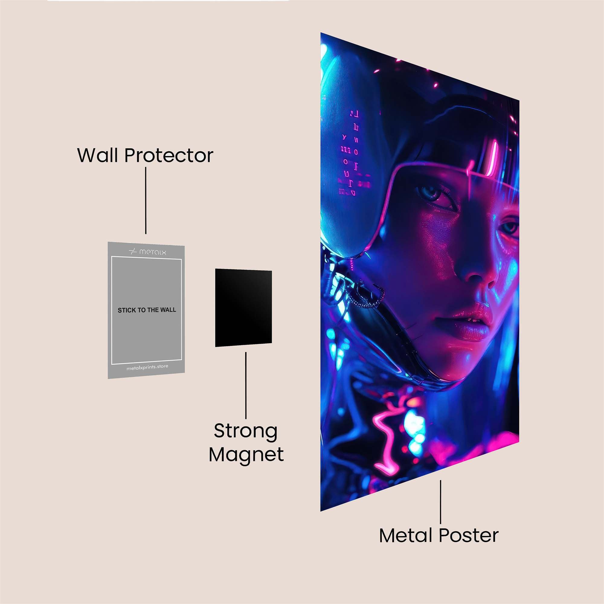 Batman Radiant Safe Wall Magnetic / M