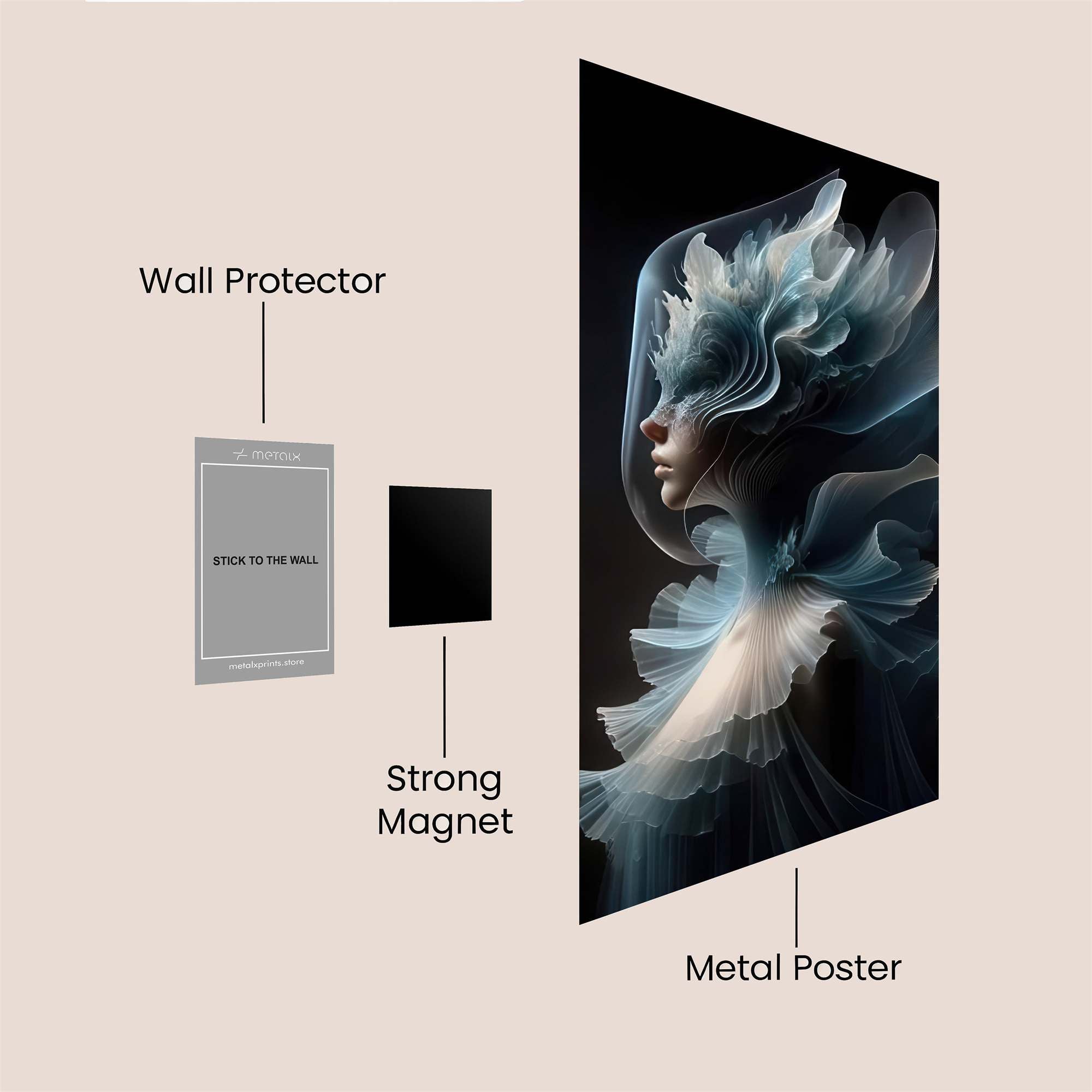 Camera Extravaganza Safe Wall Magnetic / M
